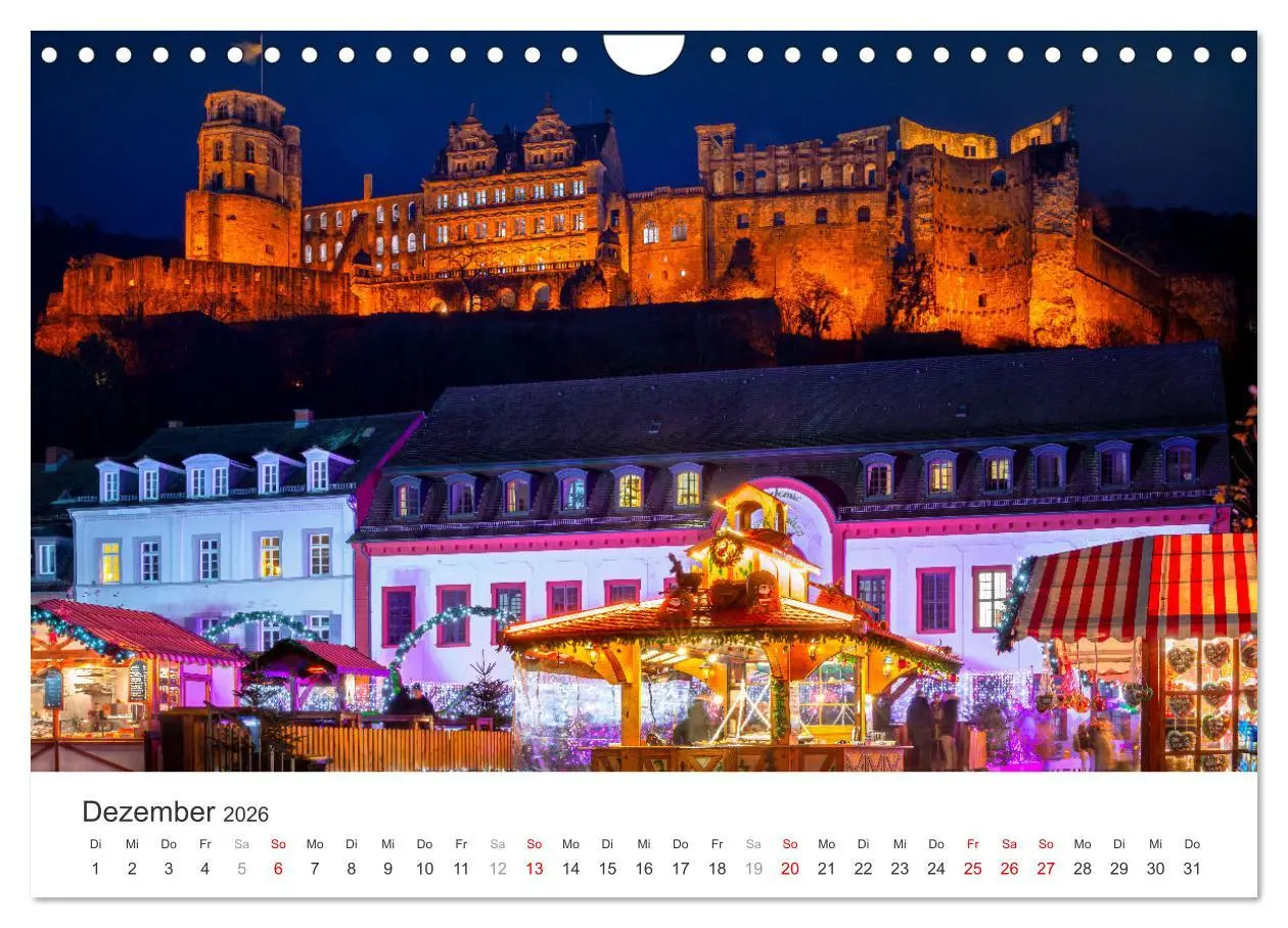 Bild: 9783457269626 | Heidelberg im Fokus (Wandkalender 2026 DIN A4 quer), CALVENDO...