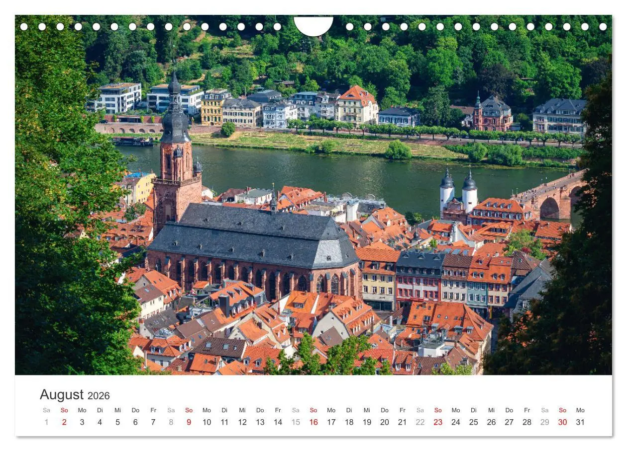 Bild: 9783457269626 | Heidelberg im Fokus (Wandkalender 2026 DIN A4 quer), CALVENDO...