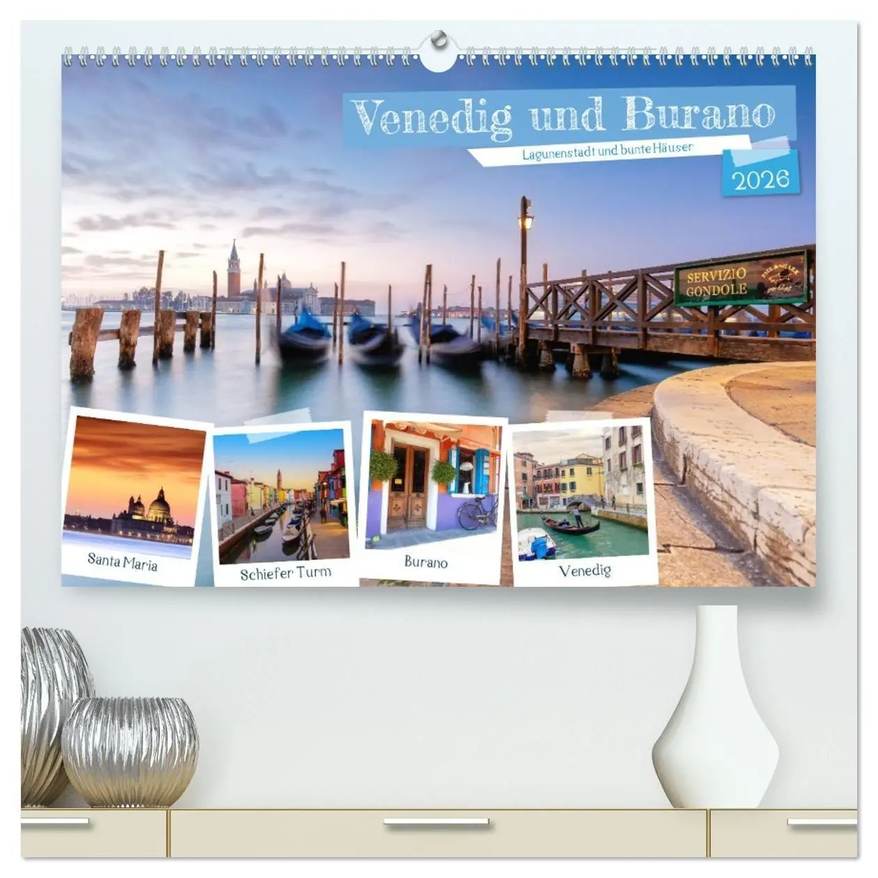 Cover: 9783457579626 | Venedig und Burano - Lagunenstadt und bunte Häuser (hochwertiger...