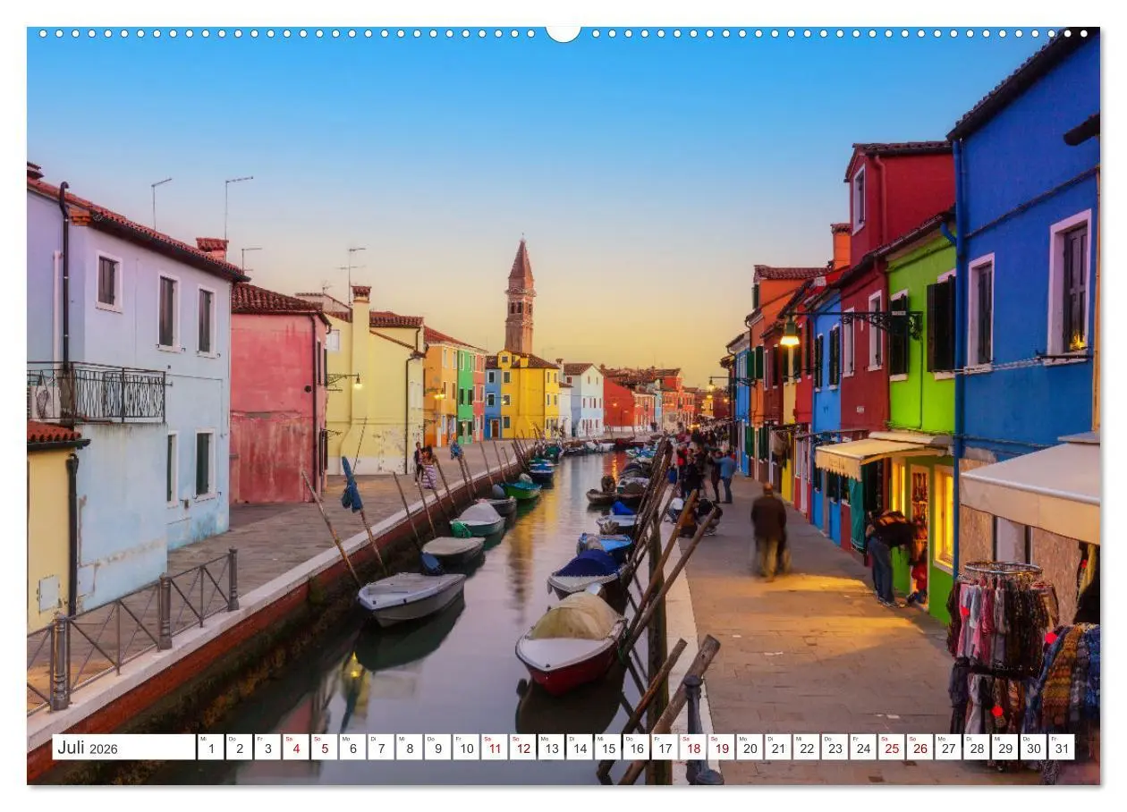 Bild: 9783457579626 | Venedig und Burano - Lagunenstadt und bunte Häuser (hochwertiger...