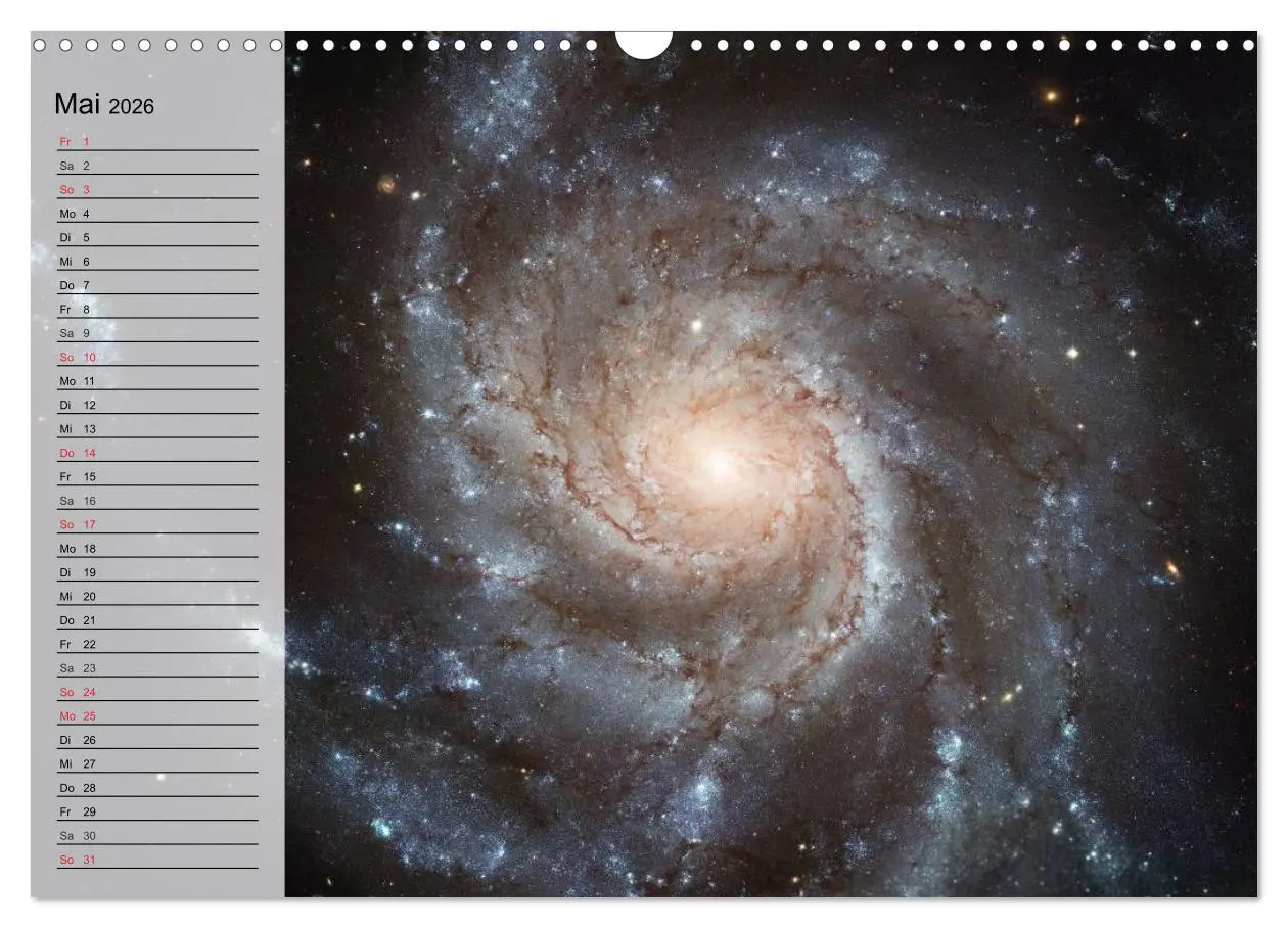 Bild: 9783457959626 | Der Weltraum. Spektakuläre Gasnebel und Galaxien (Wandkalender 2026...