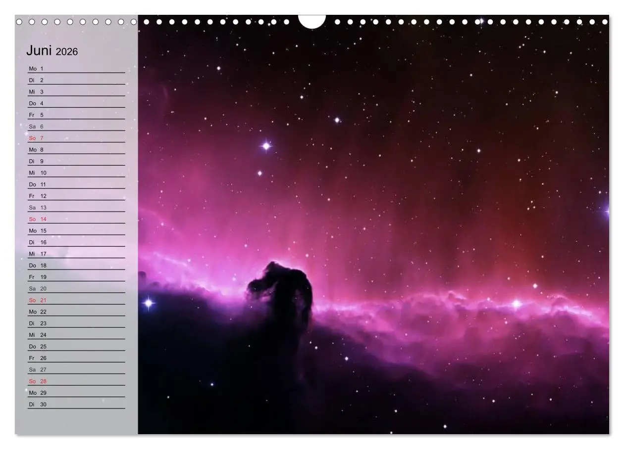 Bild: 9783457959626 | Der Weltraum. Spektakuläre Gasnebel und Galaxien (Wandkalender 2026...