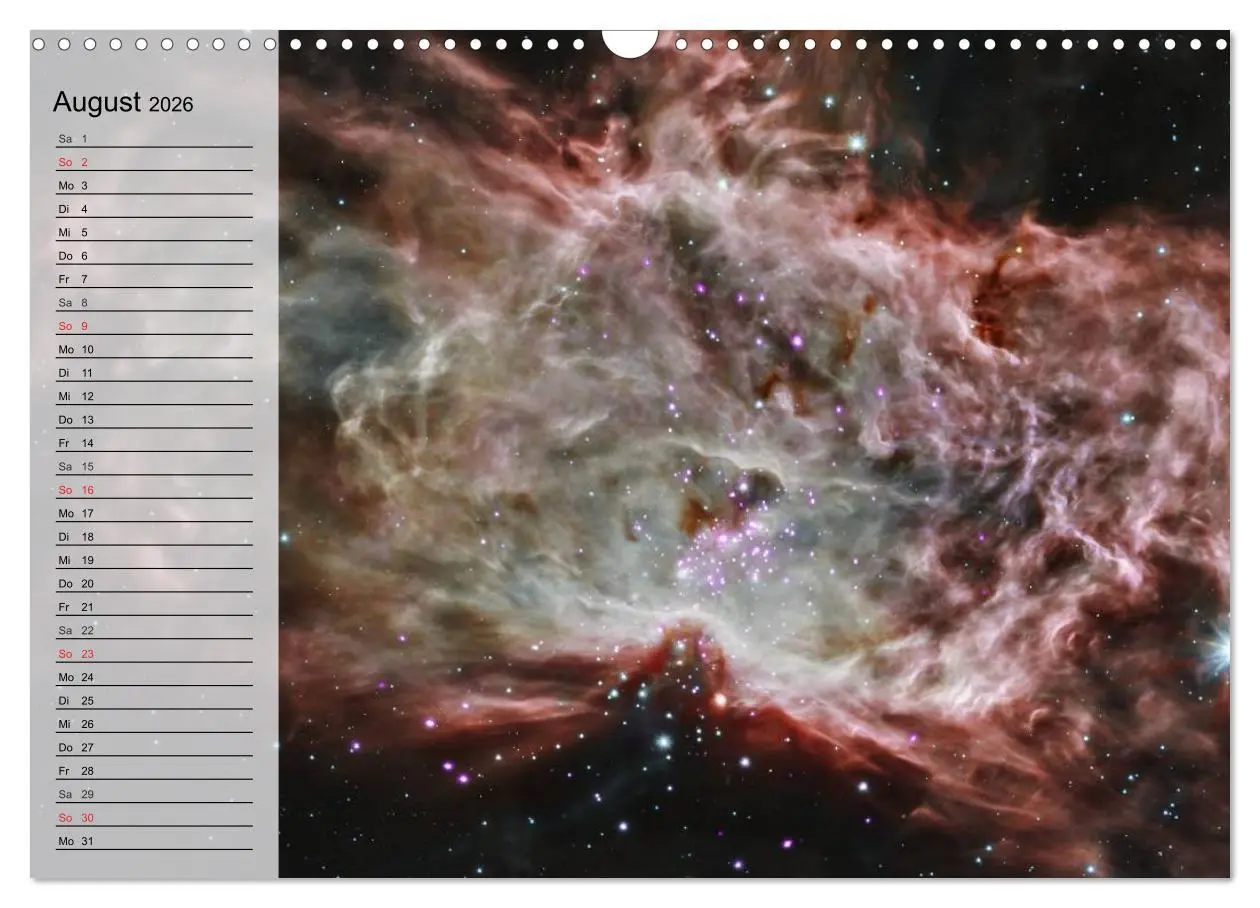 Bild: 9783457959626 | Der Weltraum. Spektakuläre Gasnebel und Galaxien (Wandkalender 2026...