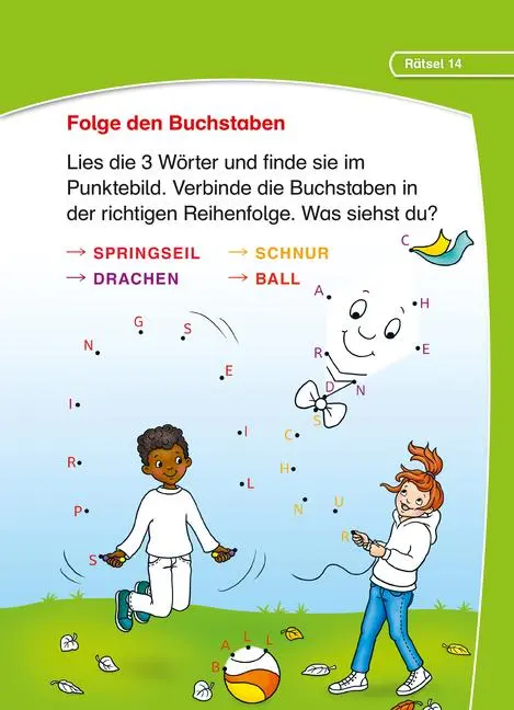 Bild: 9783473489626 | Leserabe - Rätselspaß - Punkt-zu-Punkt-Rätsel für Lesestarter...