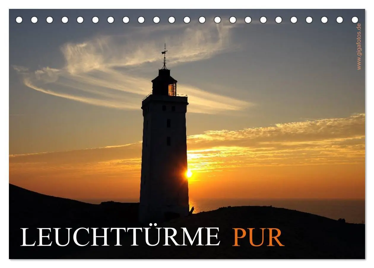 Cover: 9783516119626 | Leuchttürme PUR (Tischkalender 2026 DIN A5 quer), CALVENDO...
