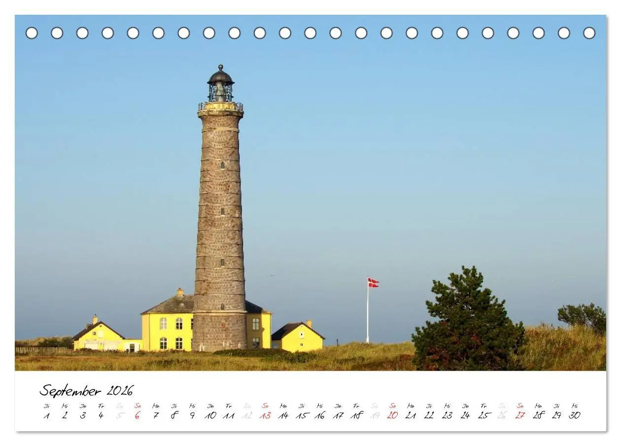 Bild: 9783516119626 | Leuchttürme PUR (Tischkalender 2026 DIN A5 quer), CALVENDO...