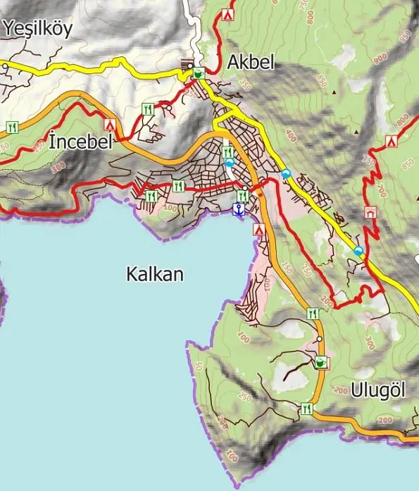 Bild: 9783931099626 | Lykische Küste 2 - Ka¿ - Lykischer Weg - Topographische Wanderkarte...