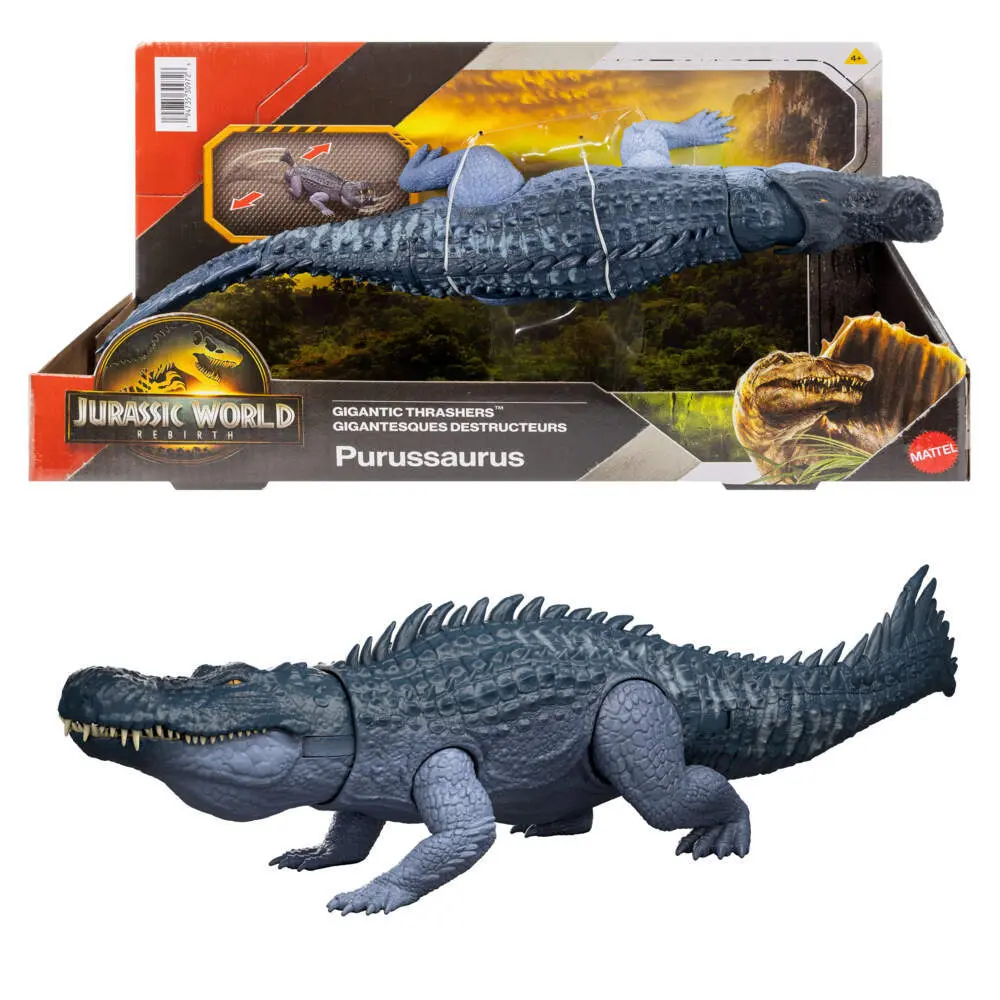 Cover: 194735309726 | Jurassic World Gigantic Thrashers Purussaurus | Offene Verpackung