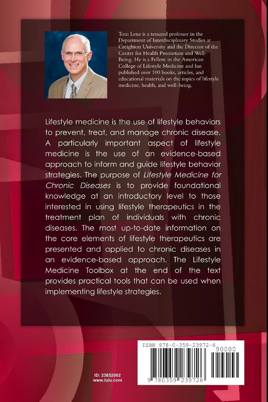 Rückseite: 9780359239726 | Lifestyle Medicine for Chronic Diseases | Thomas Lenz | Taschenbuch