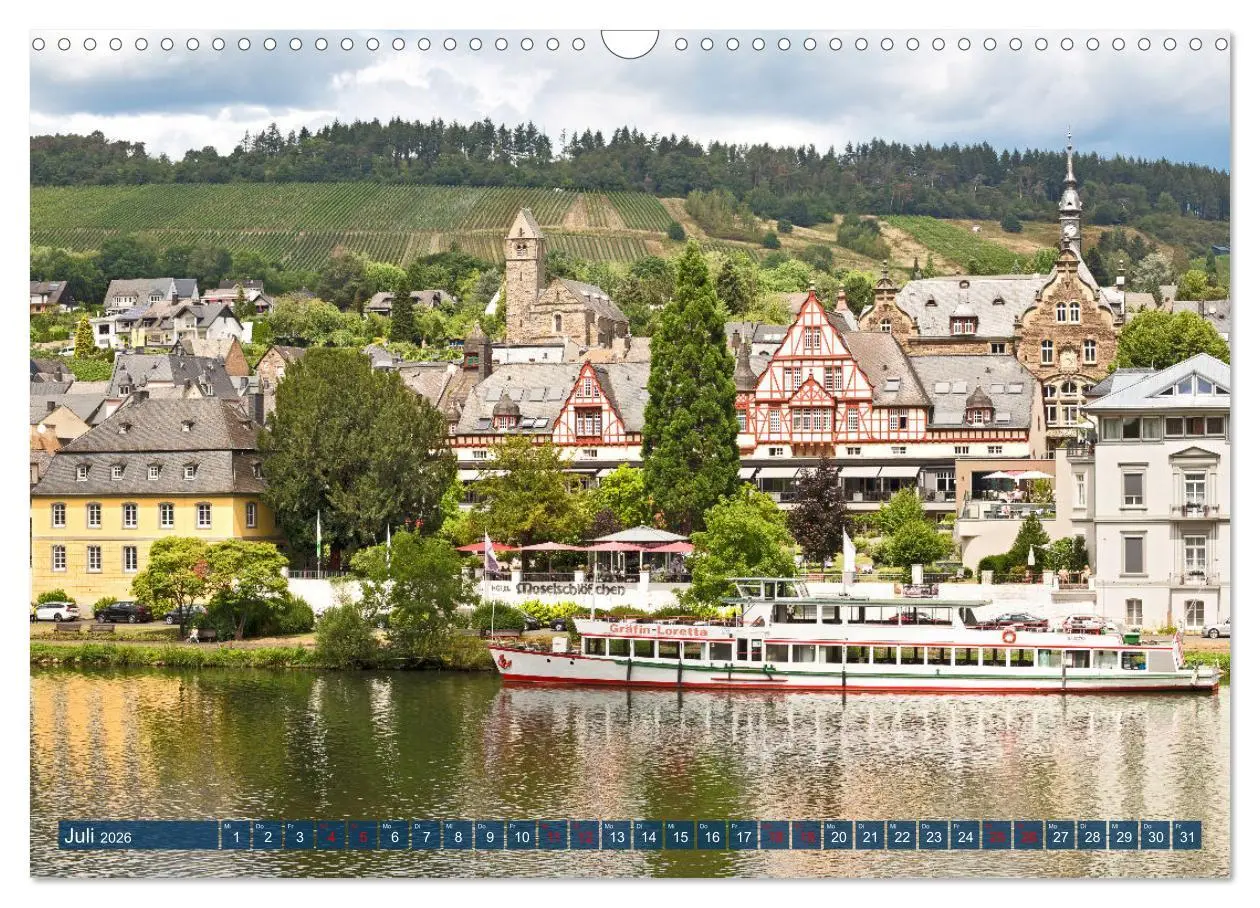 Bild: 9783457569726 | Sehnsuchtsziel Mosel (Wandkalender 2026 DIN A3 quer), CALVENDO...