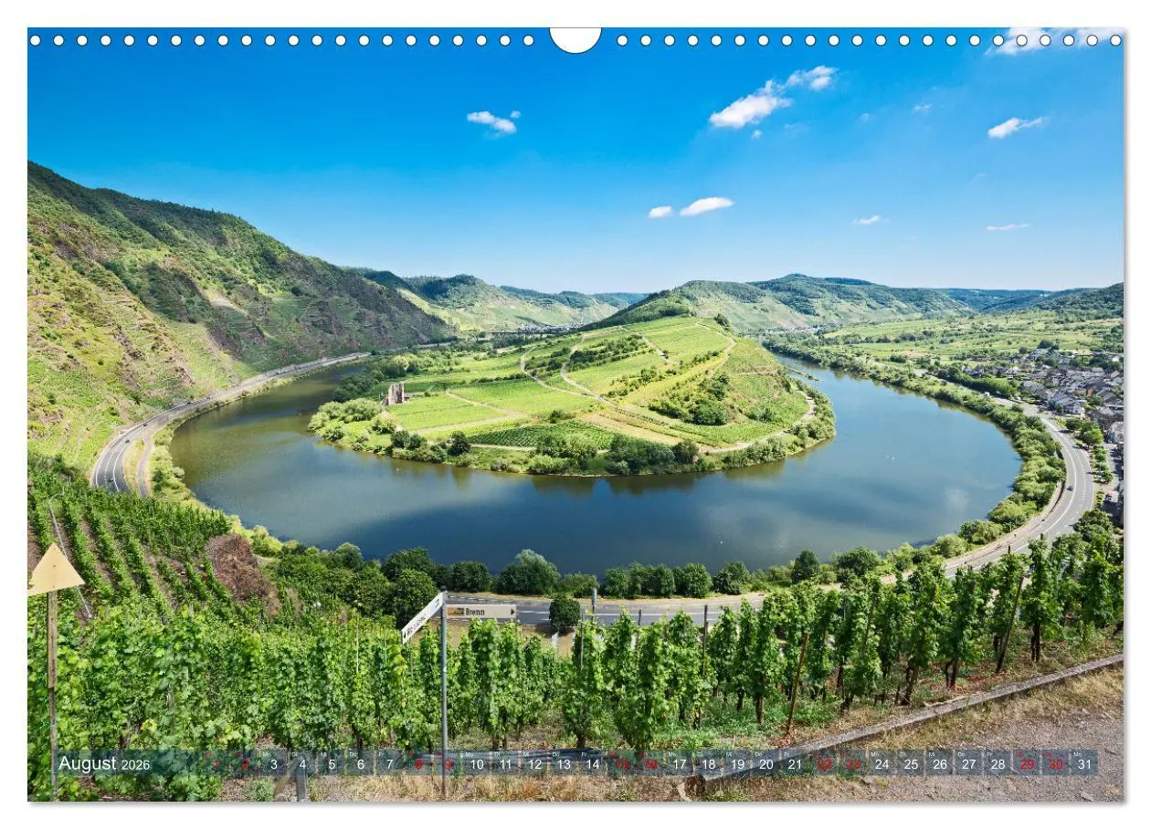 Bild: 9783457569726 | Sehnsuchtsziel Mosel (Wandkalender 2026 DIN A3 quer), CALVENDO...