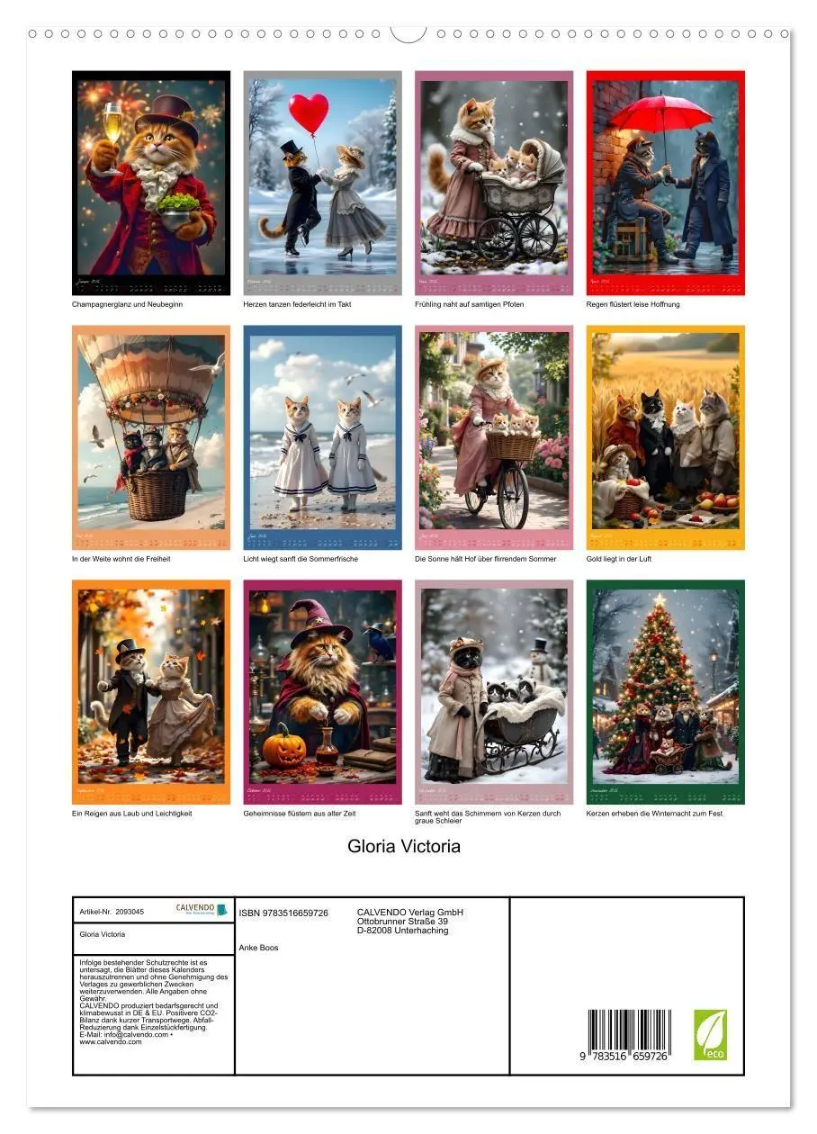 Bild: 9783516659726 | Gloria Victoria (hochwertiger Premium Wandkalender 2026 DIN A2...