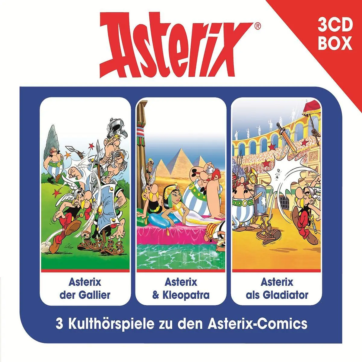 Cover: 602517049826 | Asterix - 3-CD Hörspielbox Vol. 1 | Asterix | Audio-CD | 130 Min.