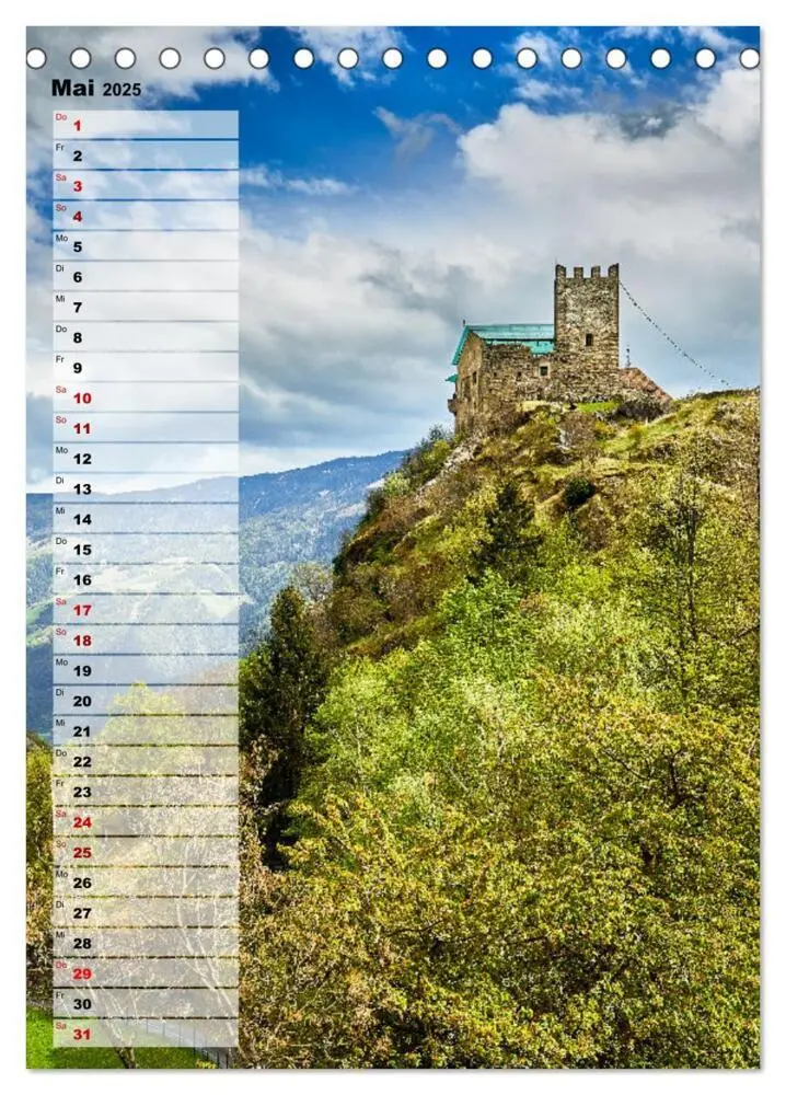 Bild: 9783435919826 | Süd-Tirol Terminplaner (Tischkalender 2025 DIN A5 hoch), CALVENDO...