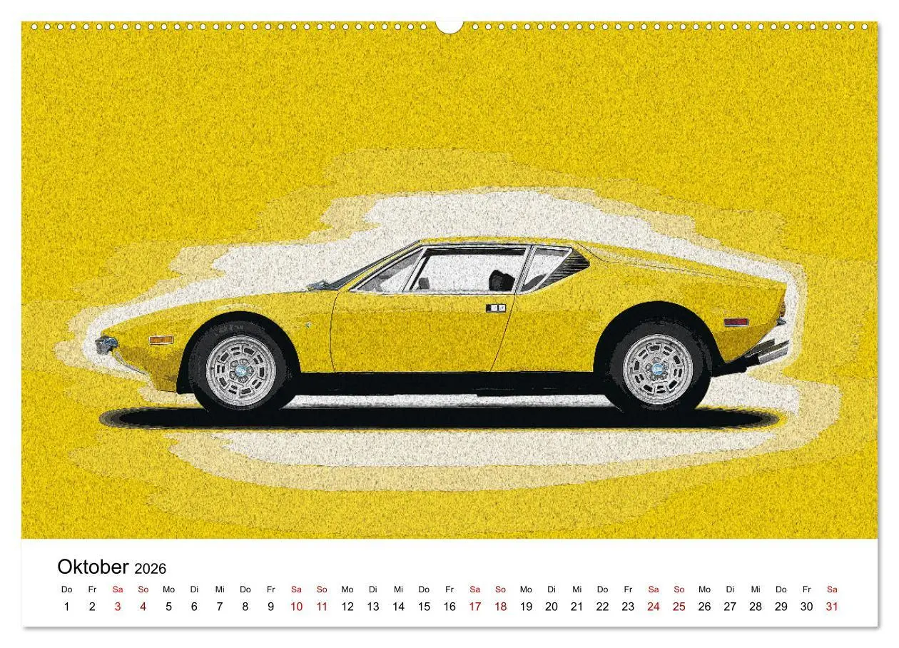 Bild: 9783457319826 | Car Art Edition Sportwagenlegenden (Wandkalender 2026 DIN A2 quer),...