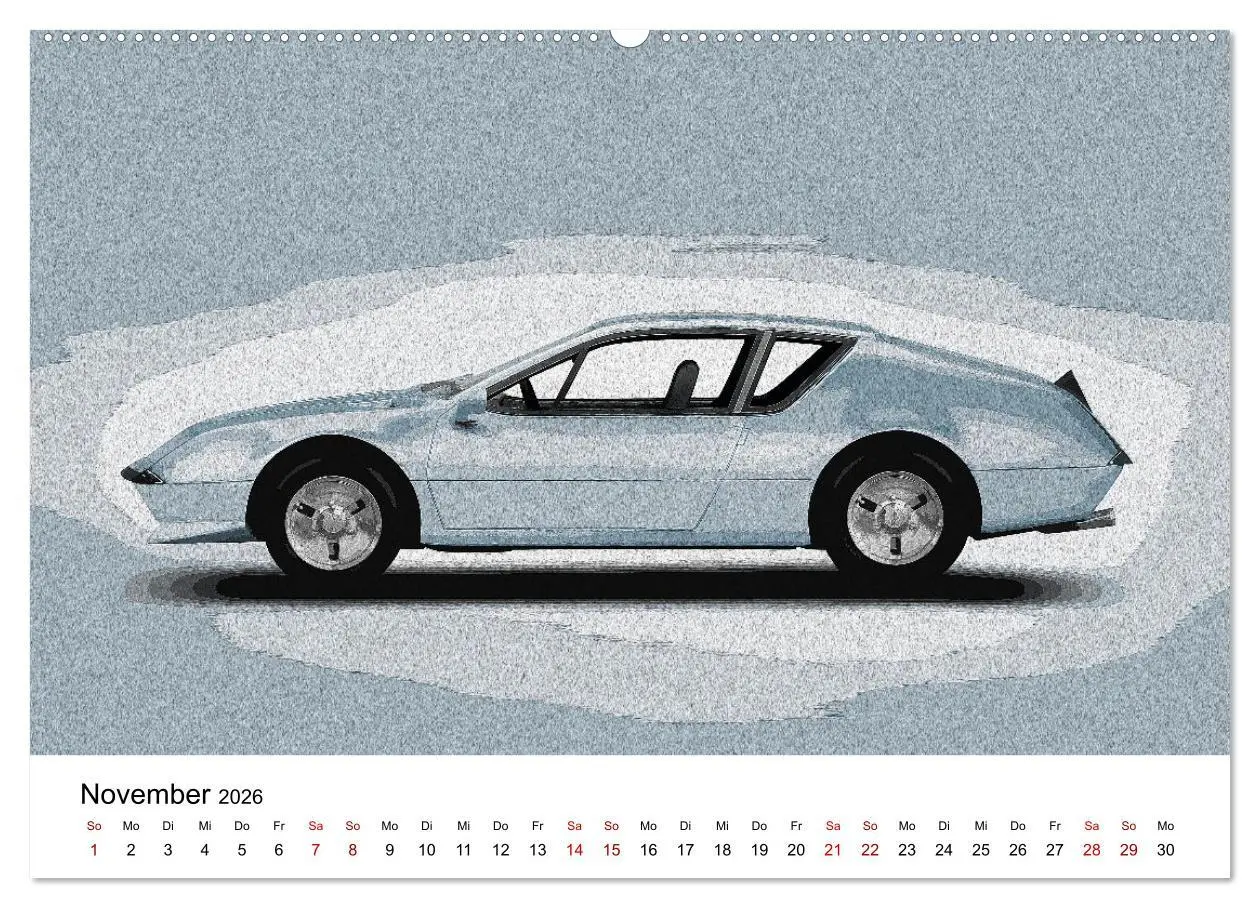 Bild: 9783457319826 | Car Art Edition Sportwagenlegenden (Wandkalender 2026 DIN A2 quer),...