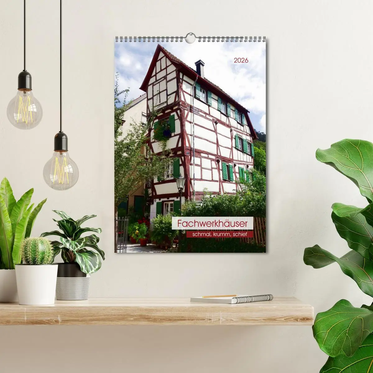 Bild: 9783516409826 | Fachwerkhäuser - schmal, krumm, schief (Wandkalender 2026 DIN A3...