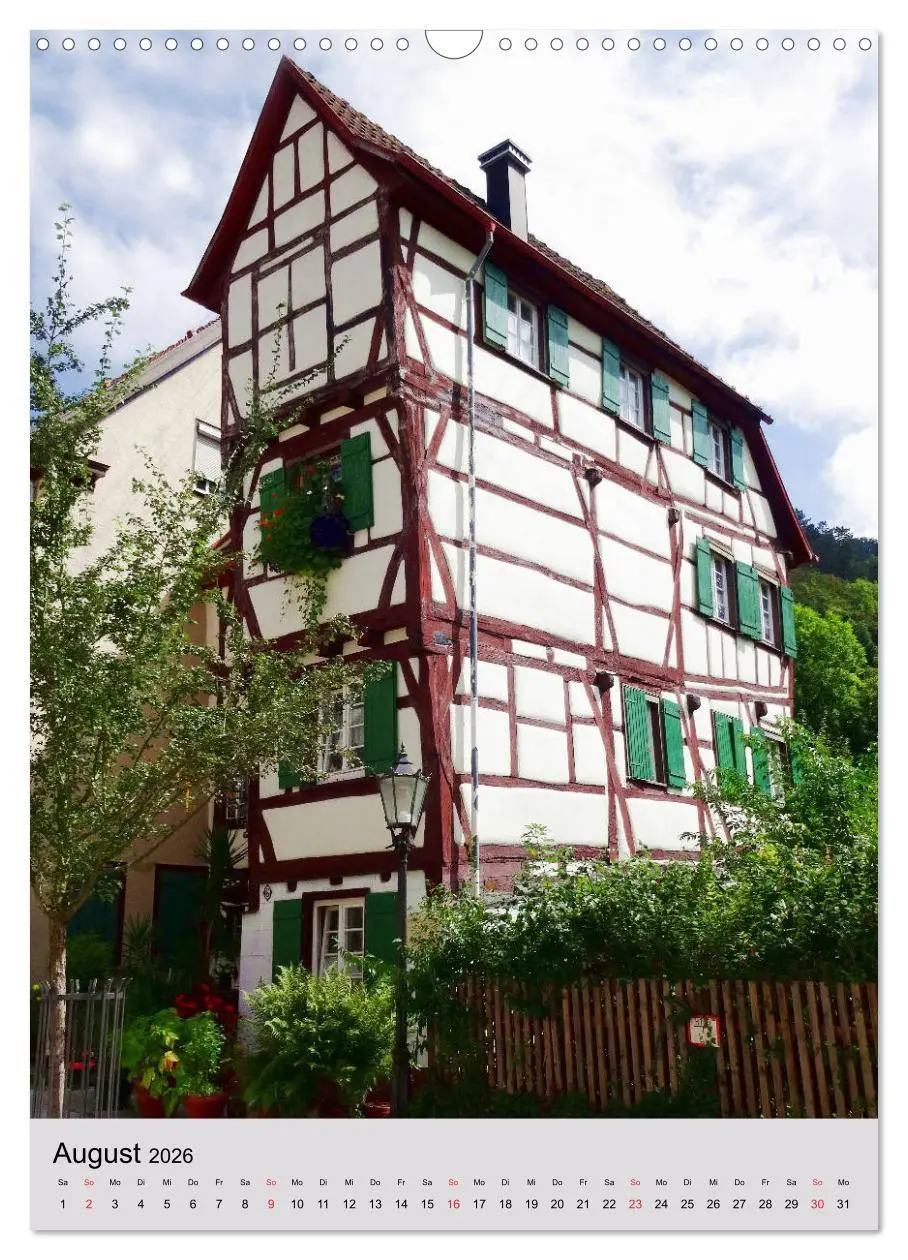 Bild: 9783516409826 | Fachwerkhäuser - schmal, krumm, schief (Wandkalender 2026 DIN A3...