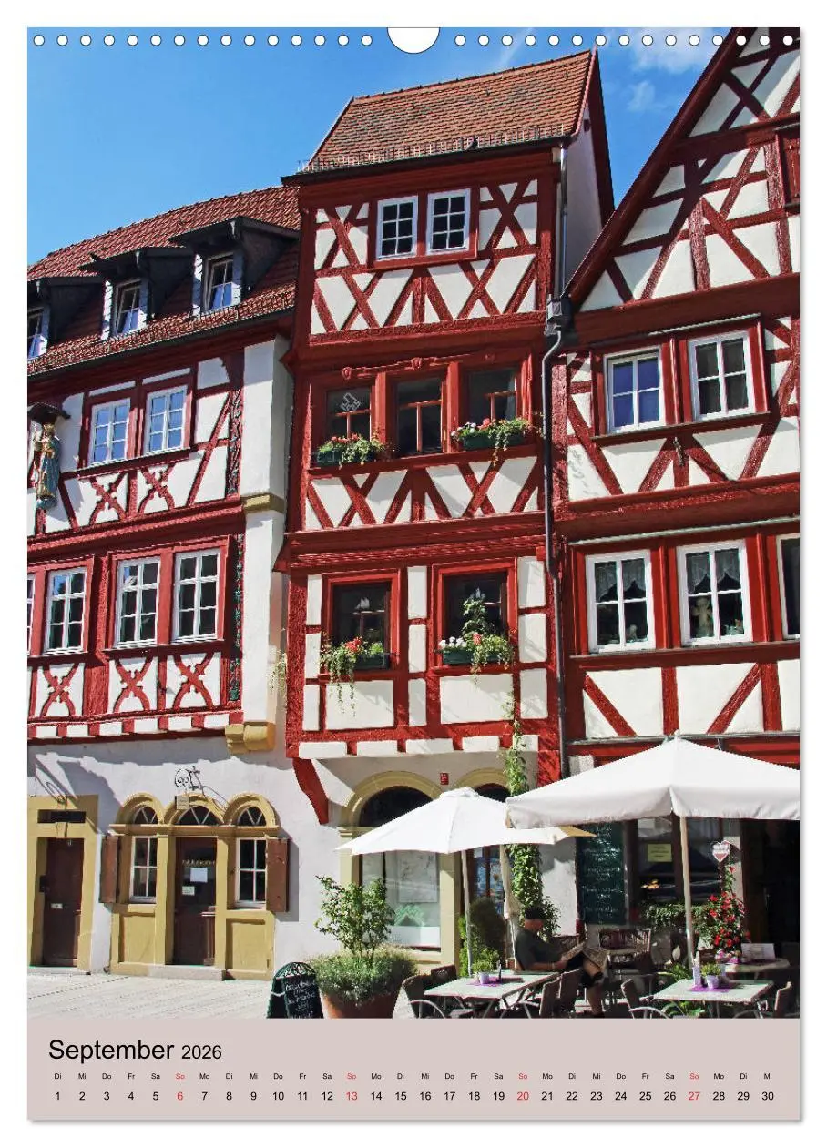 Bild: 9783516409826 | Fachwerkhäuser - schmal, krumm, schief (Wandkalender 2026 DIN A3...