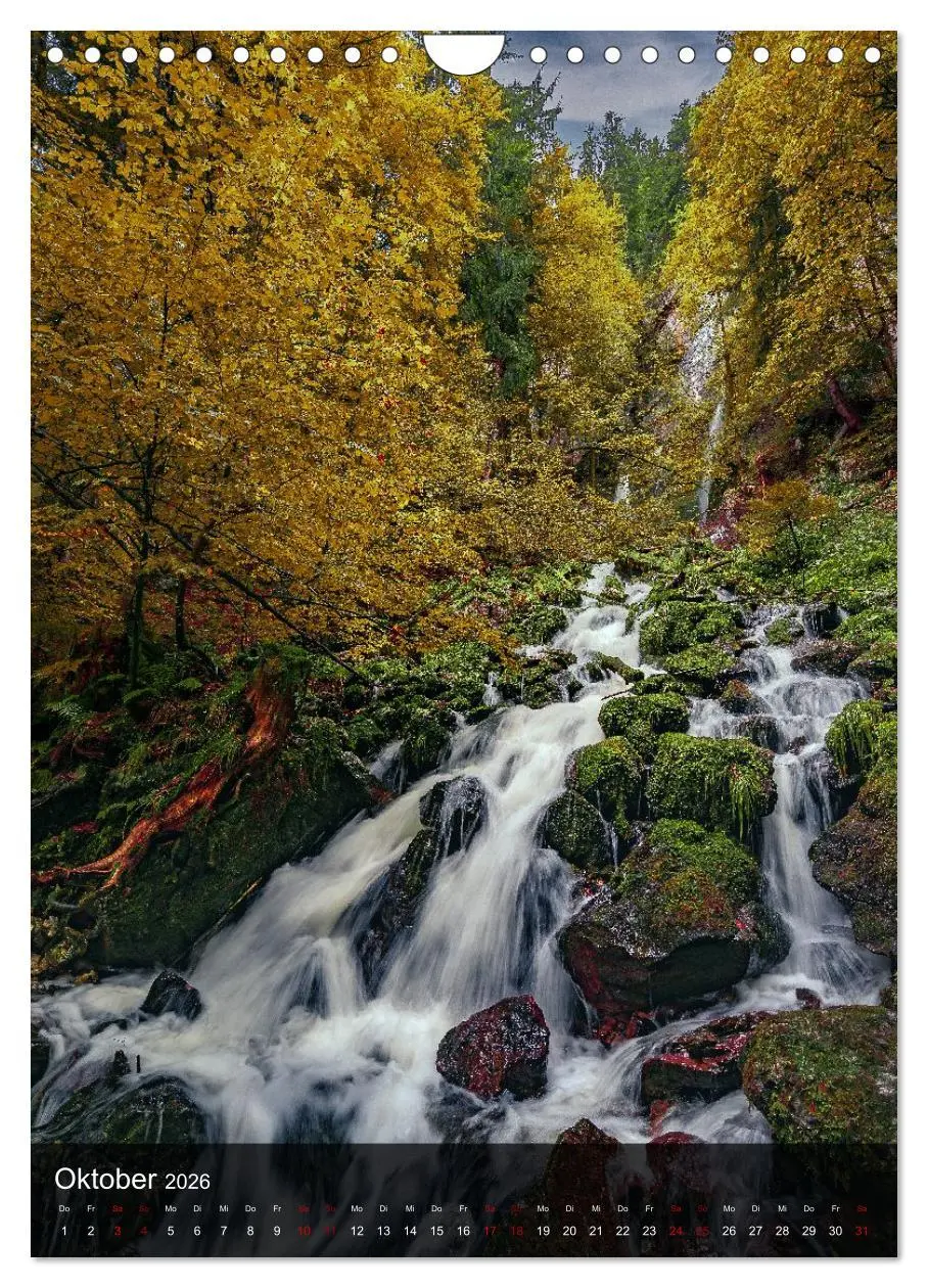 Bild: 9783516649826 | Faszination Wasserfälle (Wandkalender 2026 DIN A4 hoch), CALVENDO...