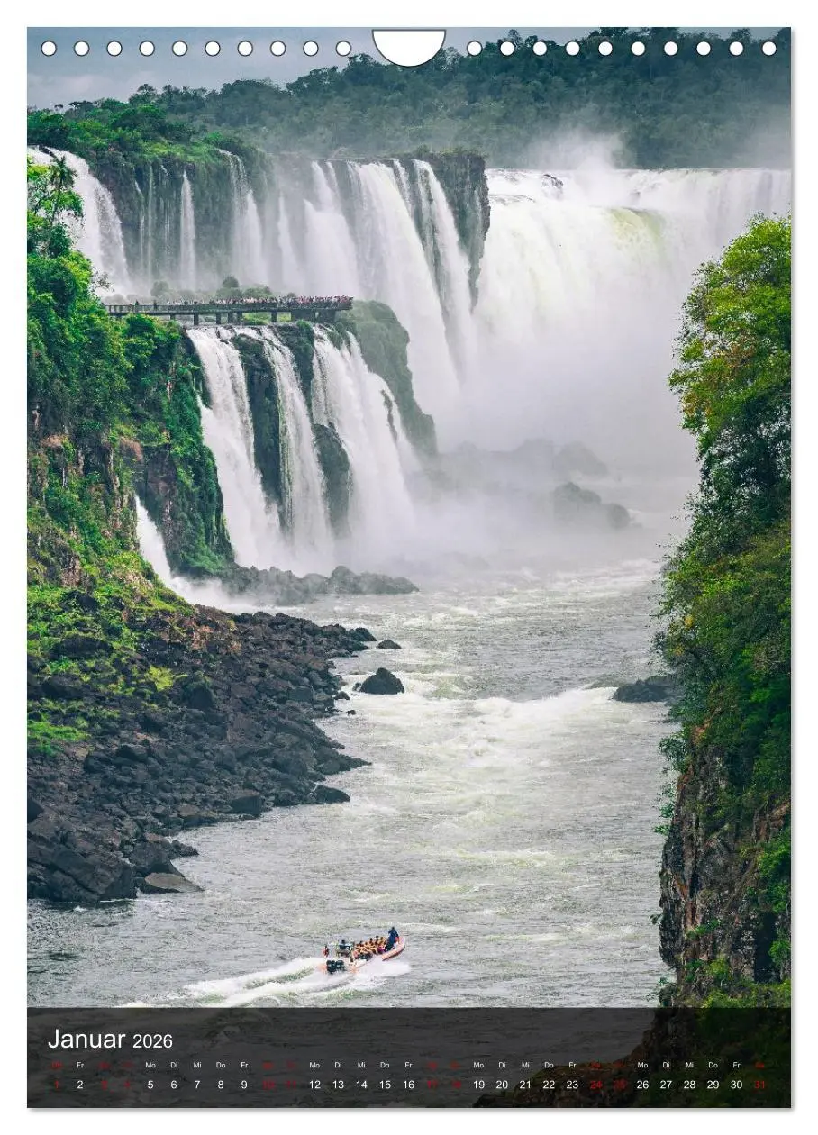 Bild: 9783516649826 | Faszination Wasserfälle (Wandkalender 2026 DIN A4 hoch), CALVENDO...