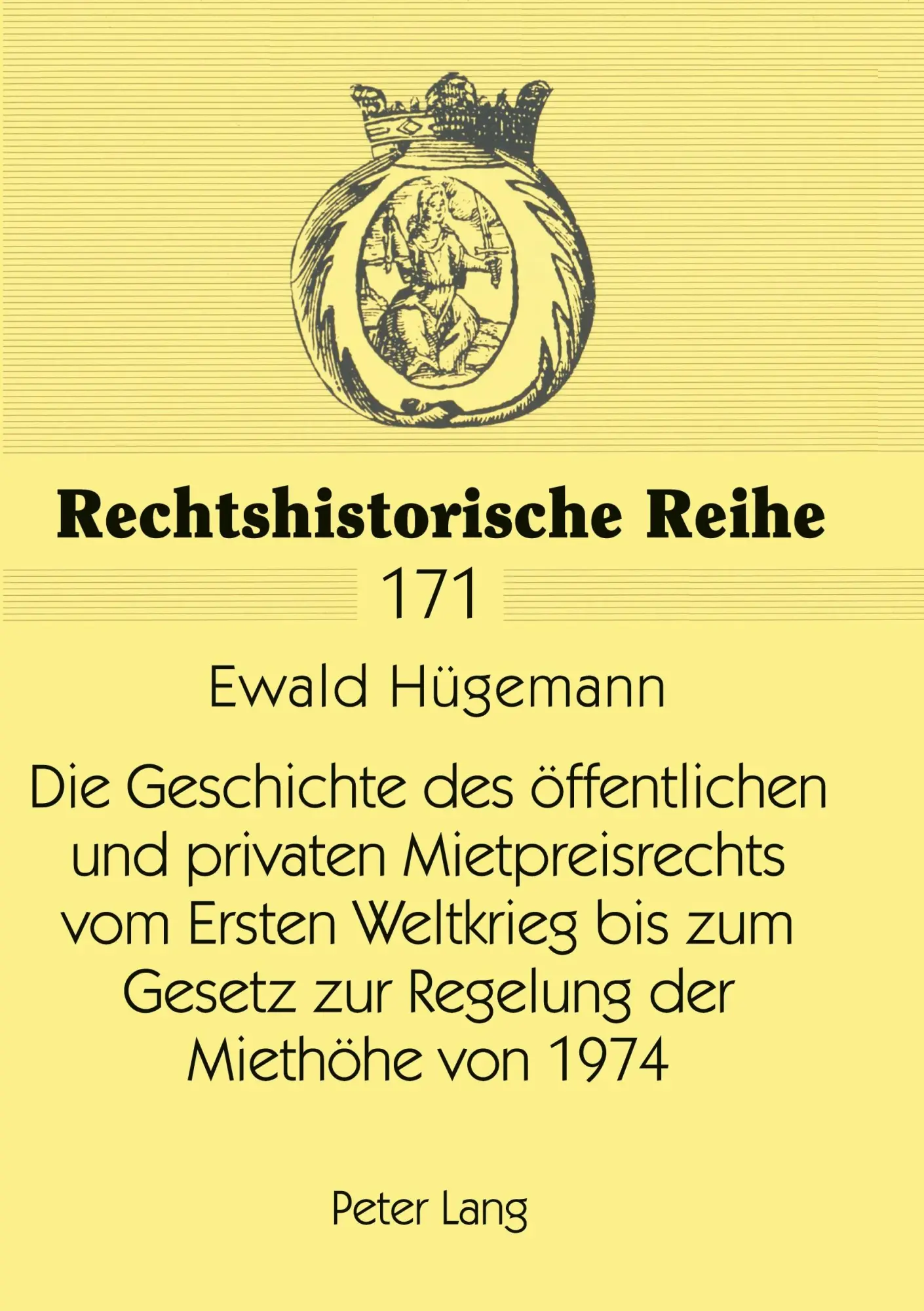 Cover: 9783631319826 | Die Geschichte des öffentlichen und privaten Mietpreisrechts vom...