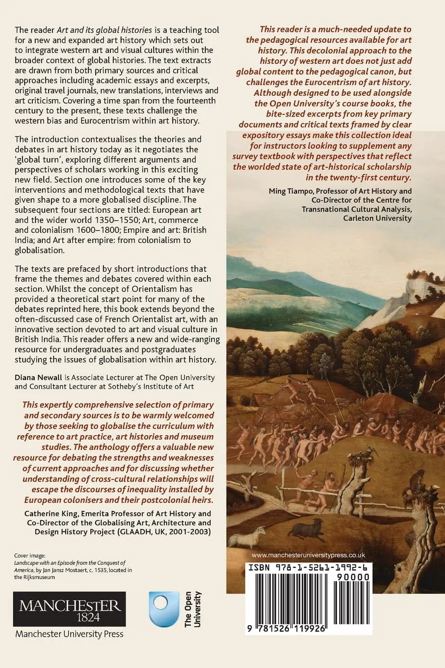 Rückseite: 9781526119926 | Art and its global histories | A reader | Diana Newall | Taschenbuch