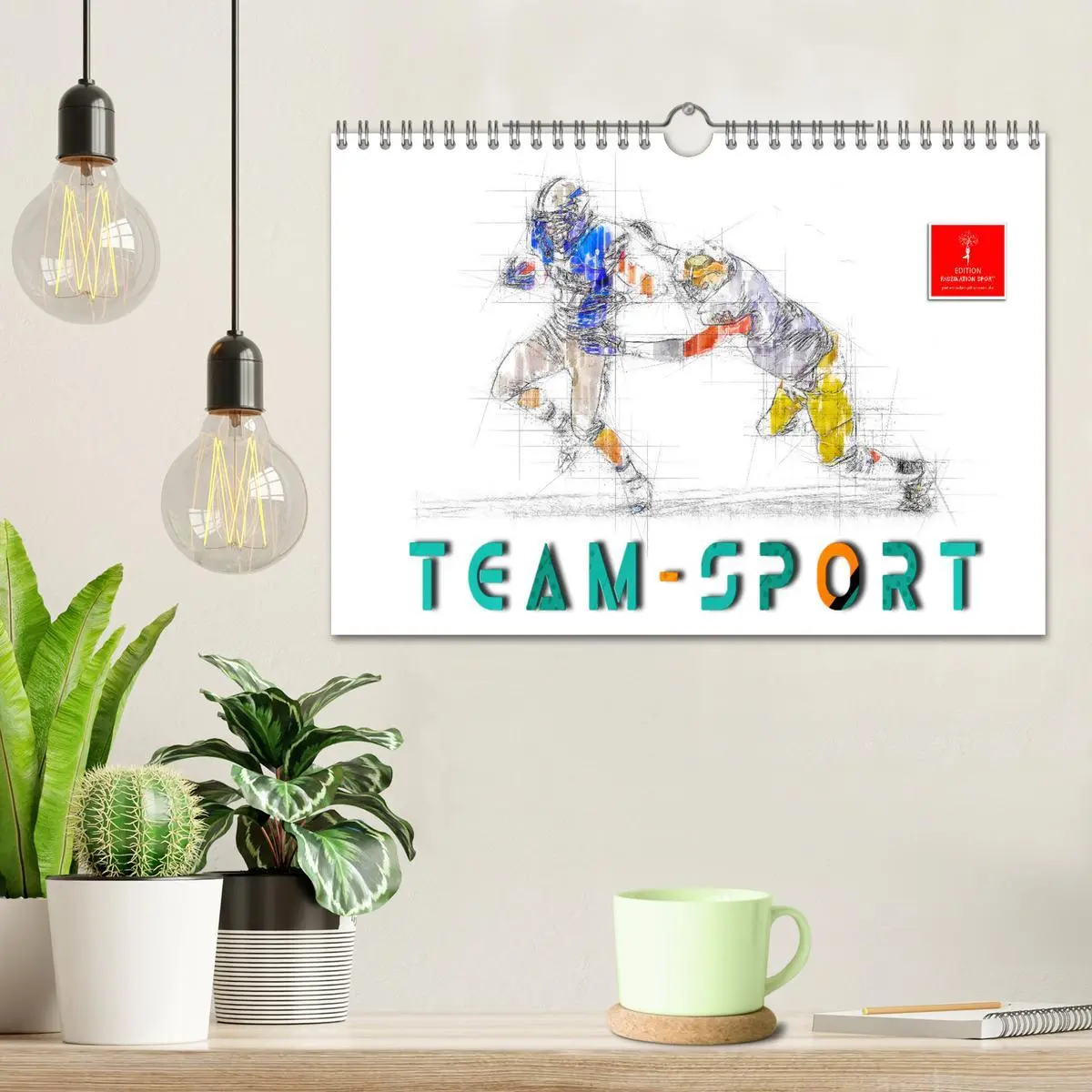 Bild: 9783457549926 | Team-Sport (Wandkalender 2026 DIN A4 quer), CALVENDO Monatskalender