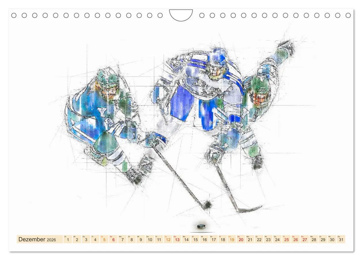 Bild: 9783457549926 | Team-Sport (Wandkalender 2026 DIN A4 quer), CALVENDO Monatskalender