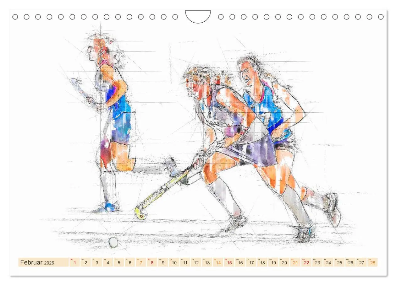 Bild: 9783457549926 | Team-Sport (Wandkalender 2026 DIN A4 quer), CALVENDO Monatskalender