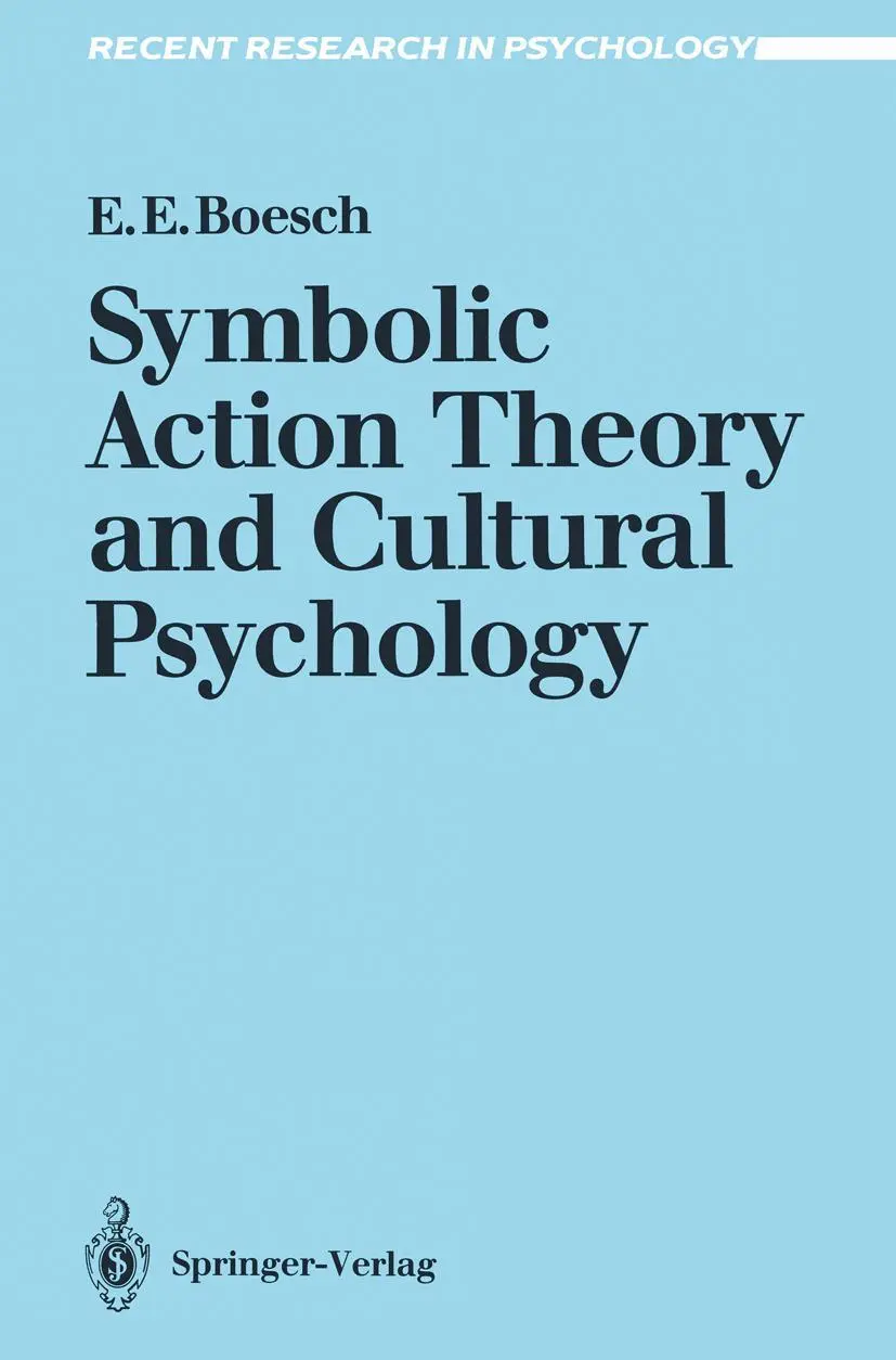 Cover: 9783540539926 | Symbolic Action Theory and Cultural Psychology | Ernest E. Boesch | ix
