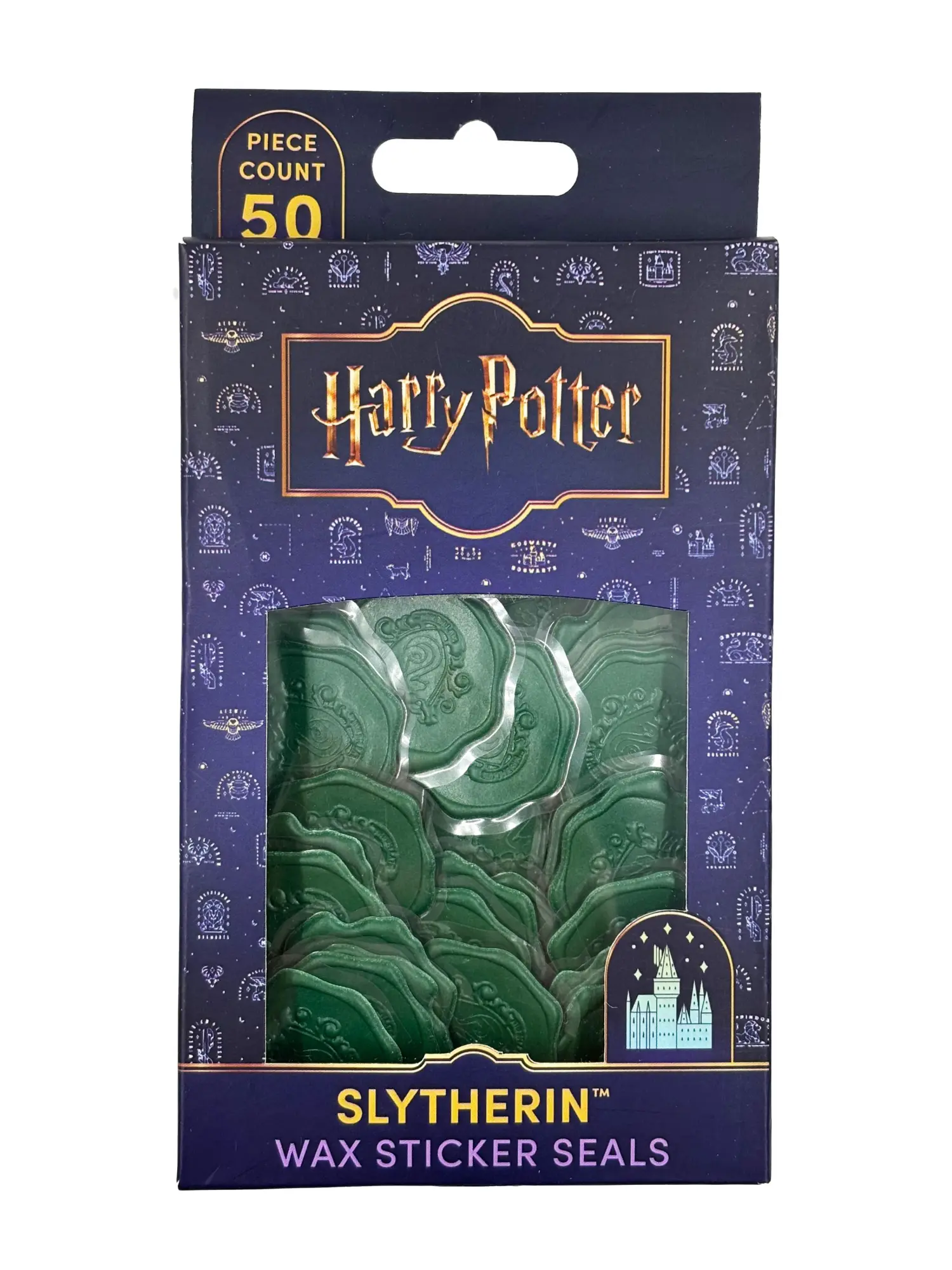 Cover: 9798886639926 | Harry Potter: Slytherin Wax Sticker Seals (Set of 50) | Editions