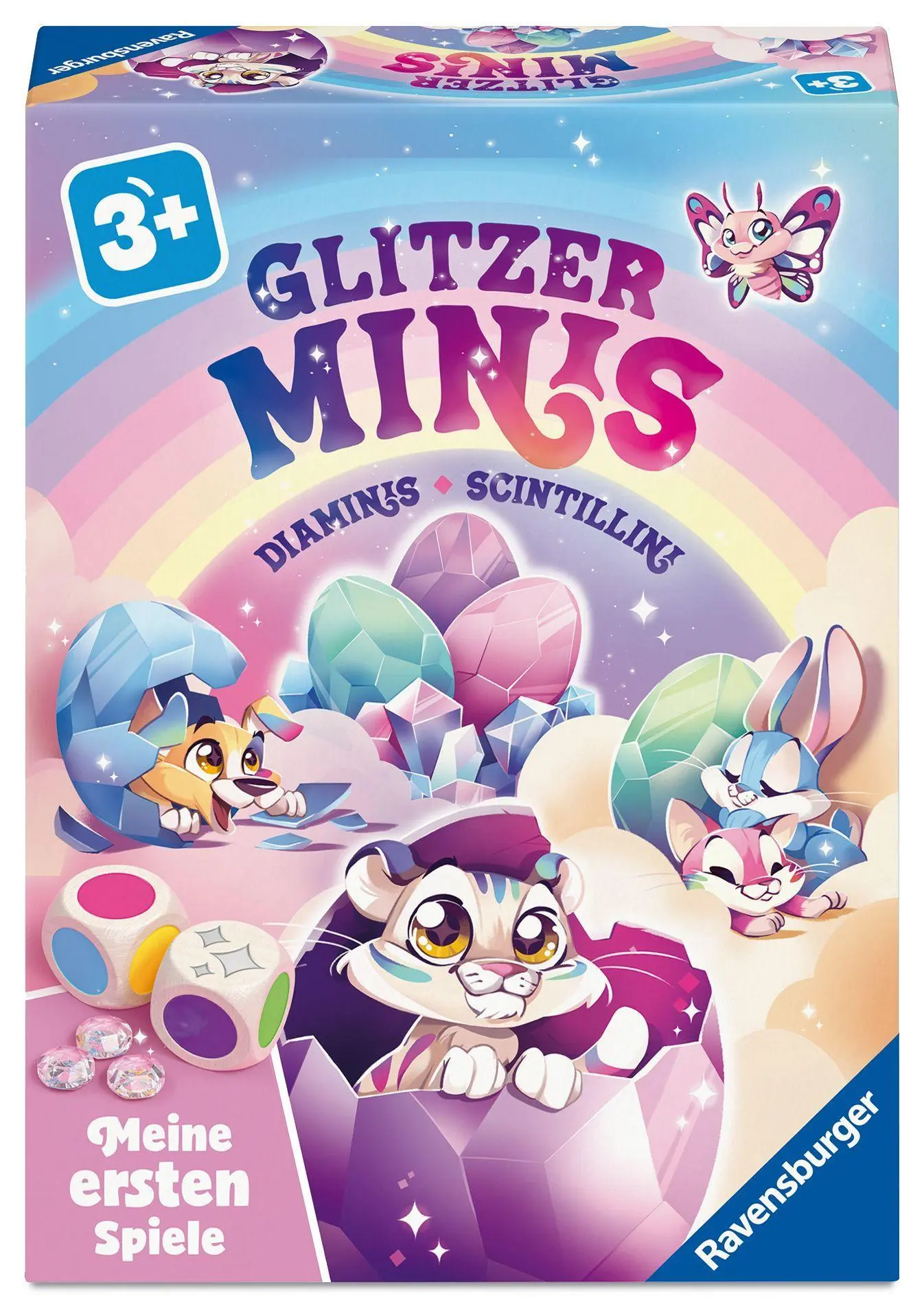 Cover: 4005555100027 | Glitzer Minis - Kinderspiel ab 3 Jahre | Clarissa Corradin | Spiel