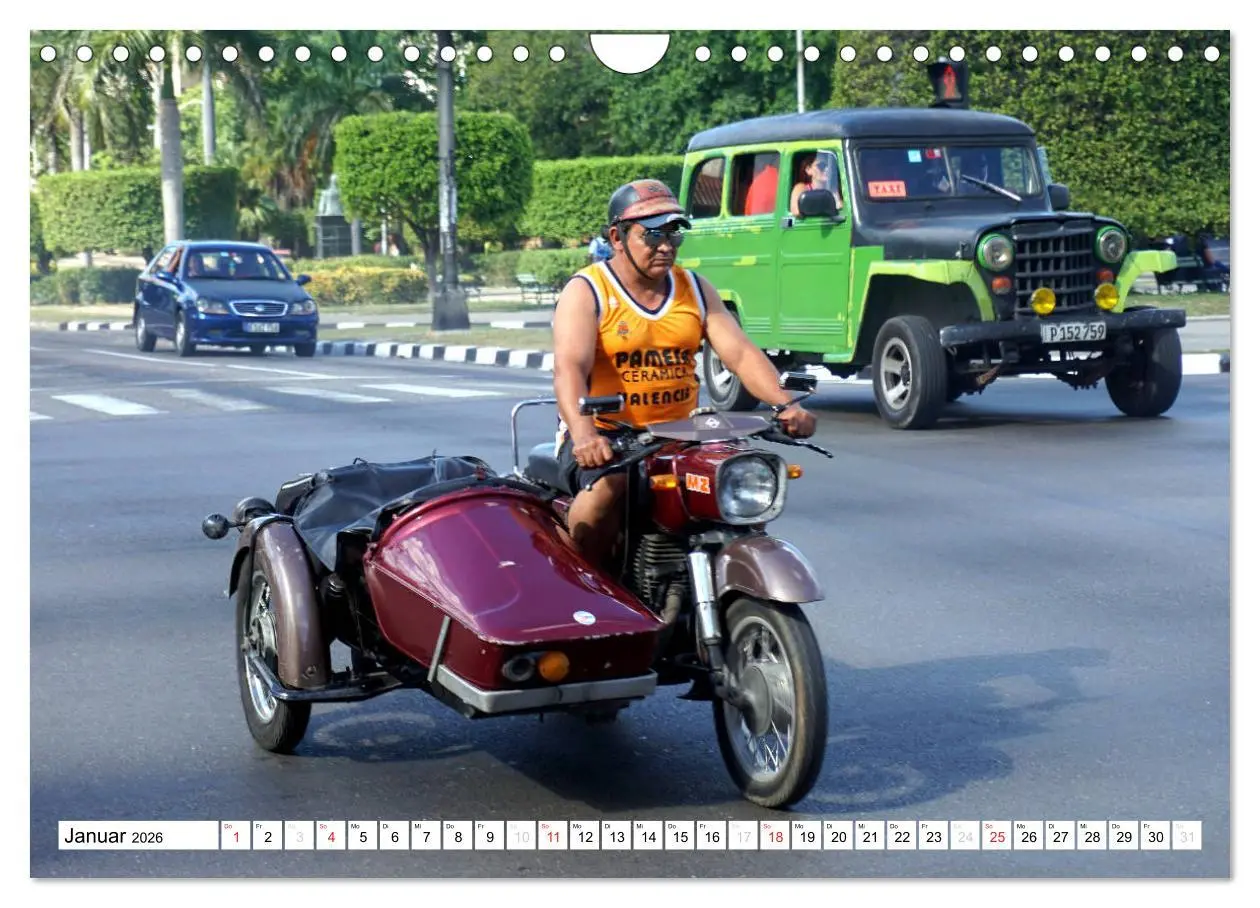 Bild: 9783516060027 | Mythos MZ - Ein DDR-Motorrad auf Kuba (Wandkalender 2026 DIN A4...