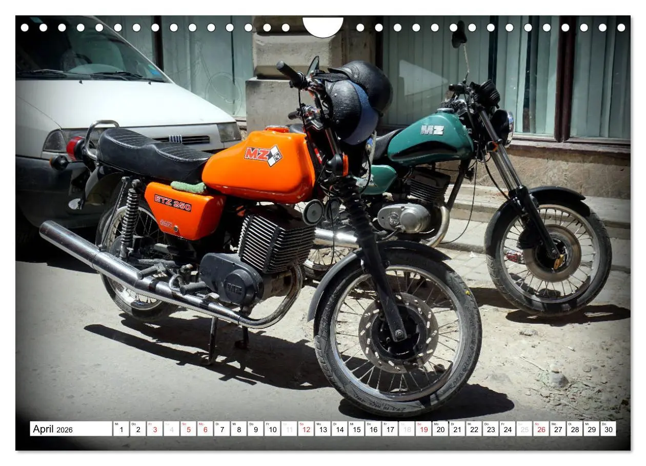 Bild: 9783516060027 | Mythos MZ - Ein DDR-Motorrad auf Kuba (Wandkalender 2026 DIN A4...