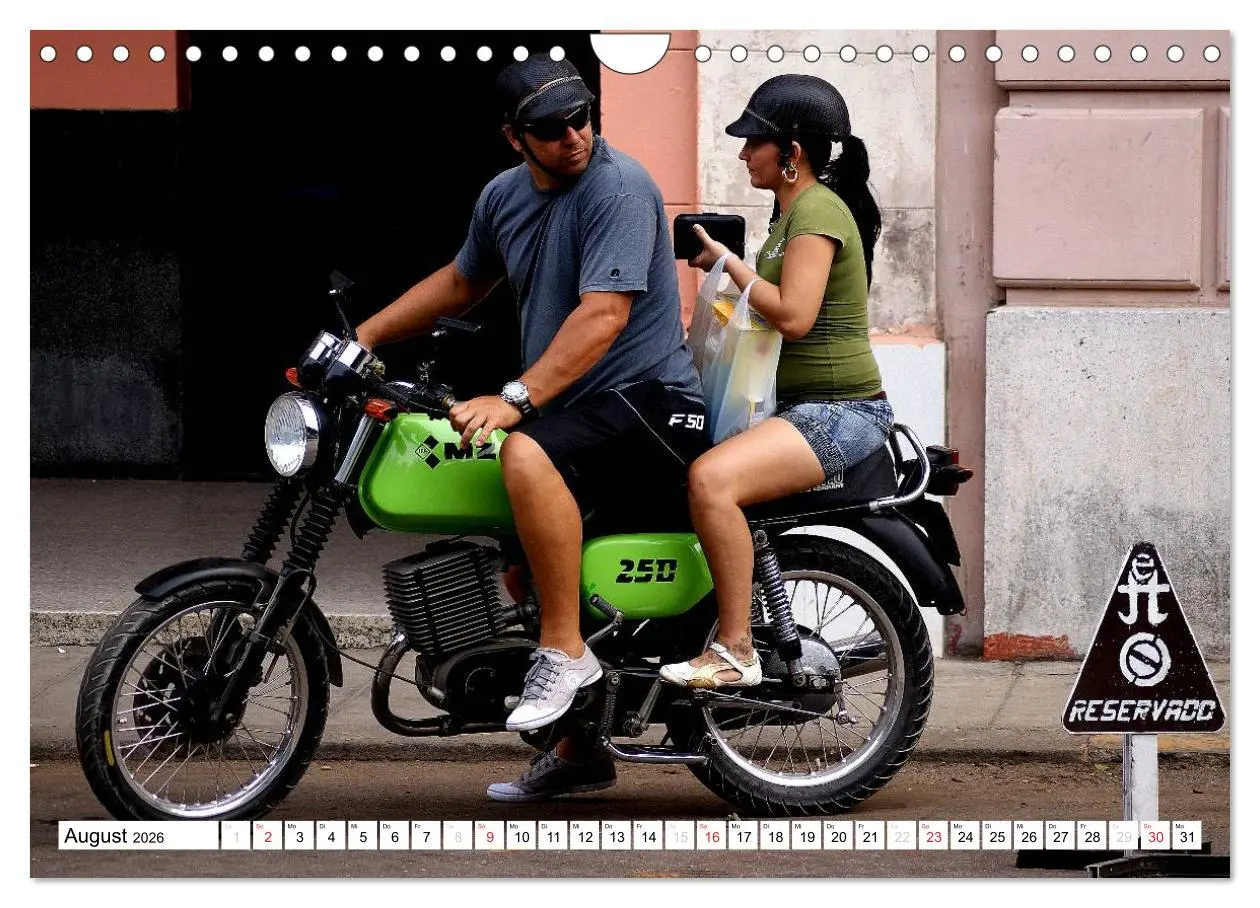 Bild: 9783516060027 | Mythos MZ - Ein DDR-Motorrad auf Kuba (Wandkalender 2026 DIN A4...