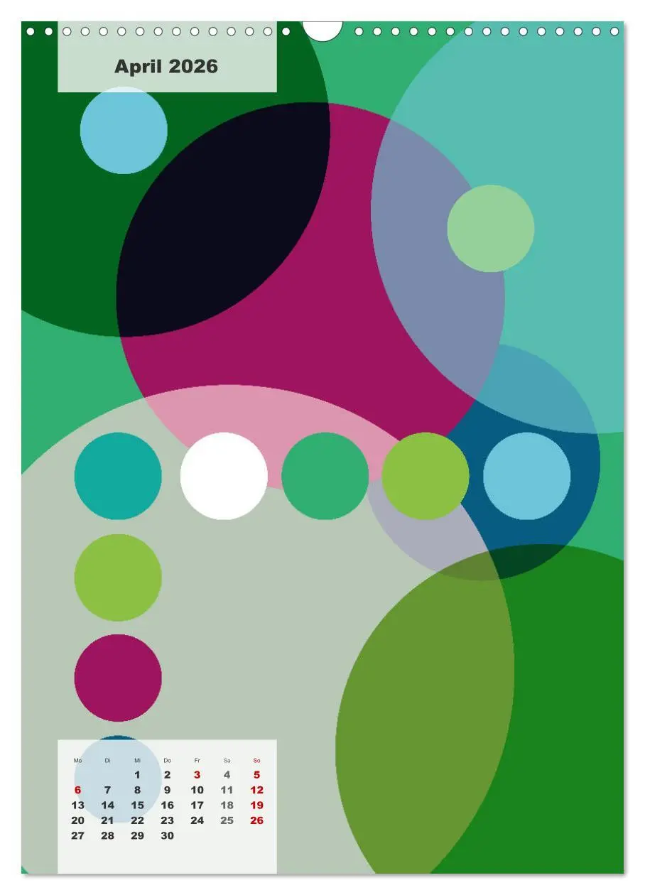 Bild: 9783516370027 | Geometrical ART (Wandkalender 2026 DIN A3 hoch), CALVENDO...