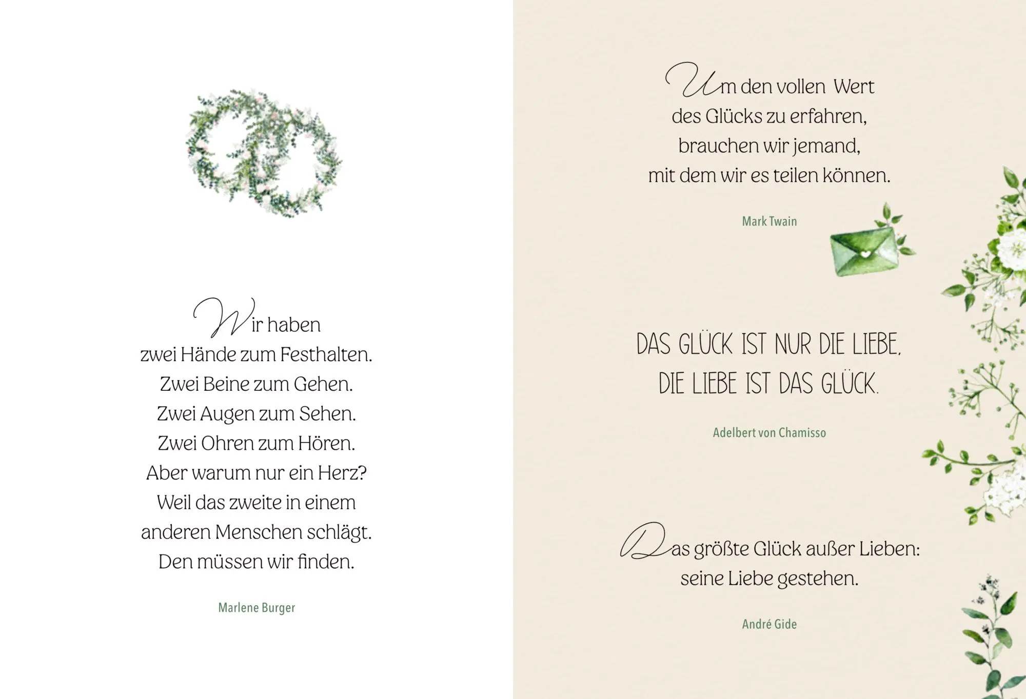 Bild: 9783649650027 | Zur Hochzeit für euch zwei | Alle guten Wünsche | Julia Borchers