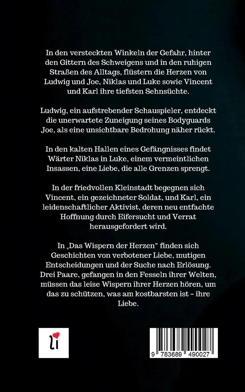 Rückseite: 9783689490027 | Das Wispern der Herzen | Gay Romance Sammelband | Alisa Kevano | Buch