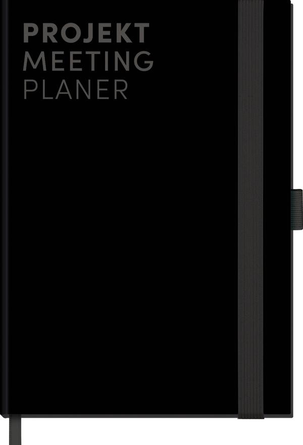 Bild: 9783731890027 | Projekt-Meeting Planer Black | Verlag Korsch | Buch | 200 S. | Deutsch