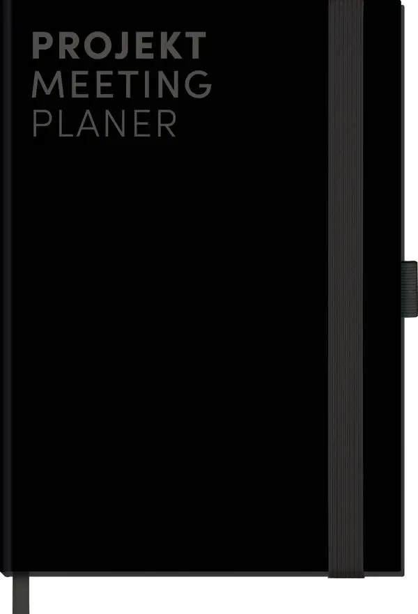 Bild: 9783731890027 | Projekt-Meeting Planer Black | Verlag Korsch | Buch | 200 S. | Deutsch