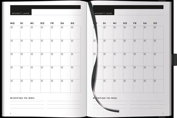 Bild: 9783731890027 | Projekt-Meeting Planer Black | Verlag Korsch | Buch | 200 S. | Deutsch