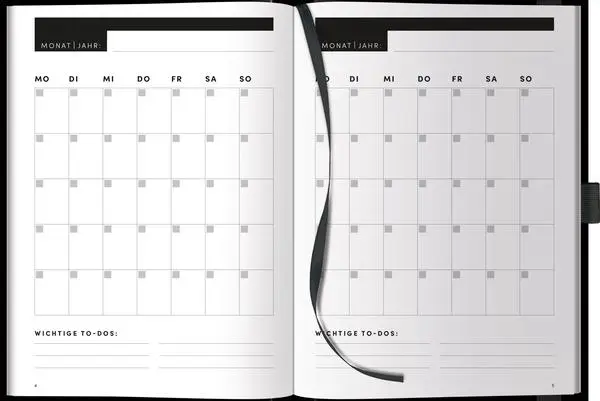 Bild: 9783731890027 | Projekt-Meeting Planer Black | Verlag Korsch | Buch | 200 S. | Deutsch