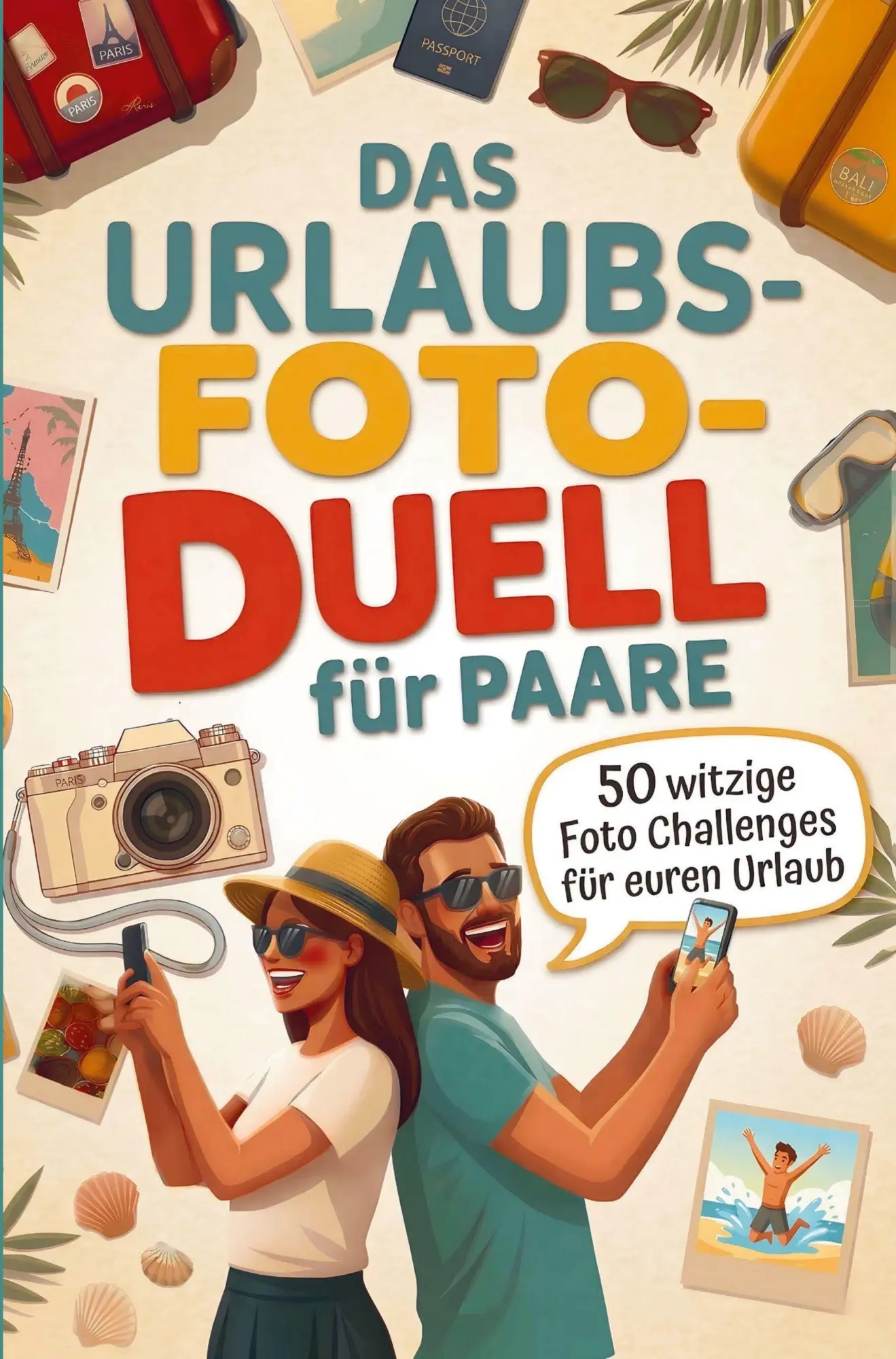 Cover: 9783912200027 | Das Urlaubsfoto-Duell für Paare: 50 witzige Foto-Challenges für...