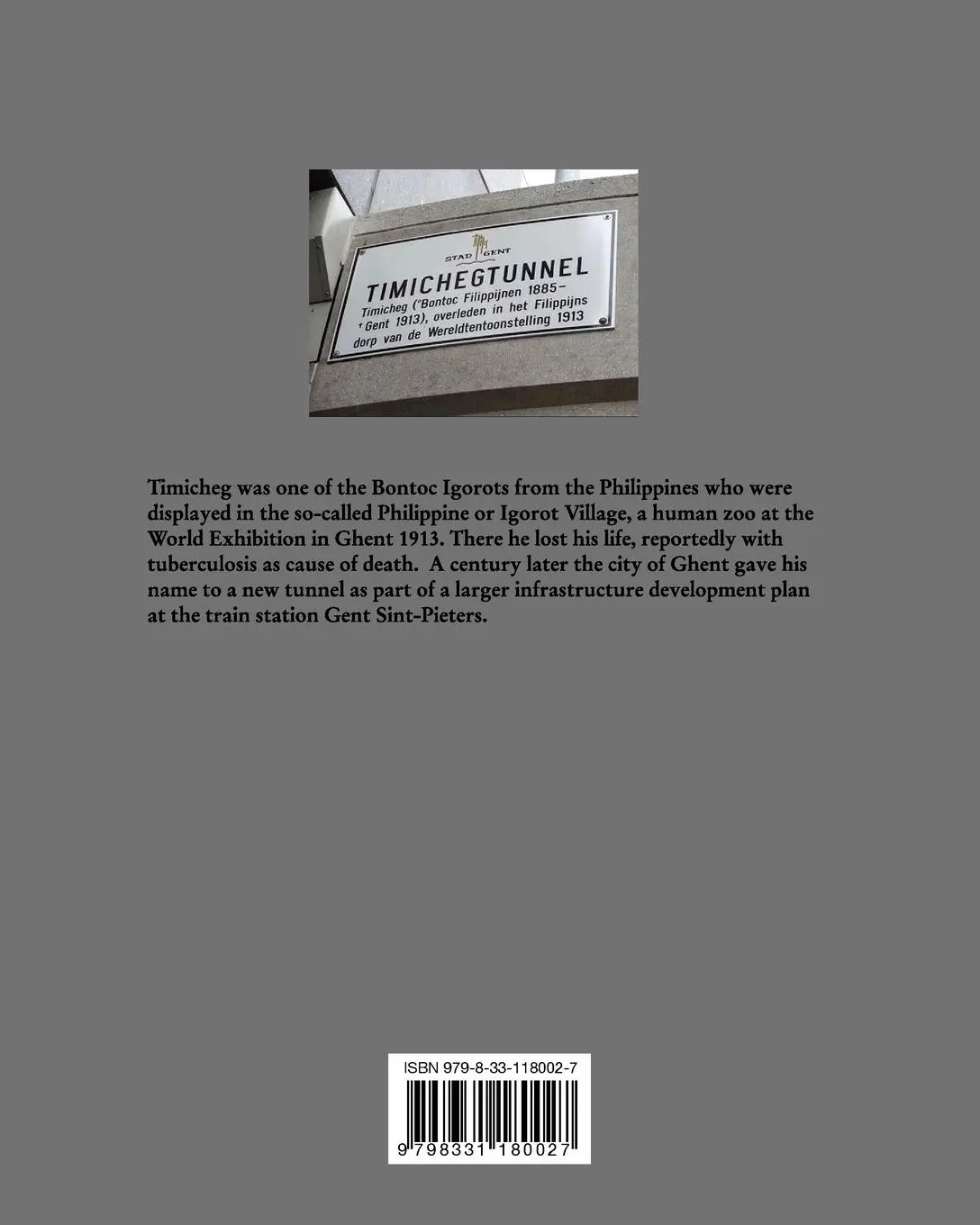 Rückseite: 9798331180027 | about Timicheg | who died at the World's Fair in Ghent 1913 | Capiteyn