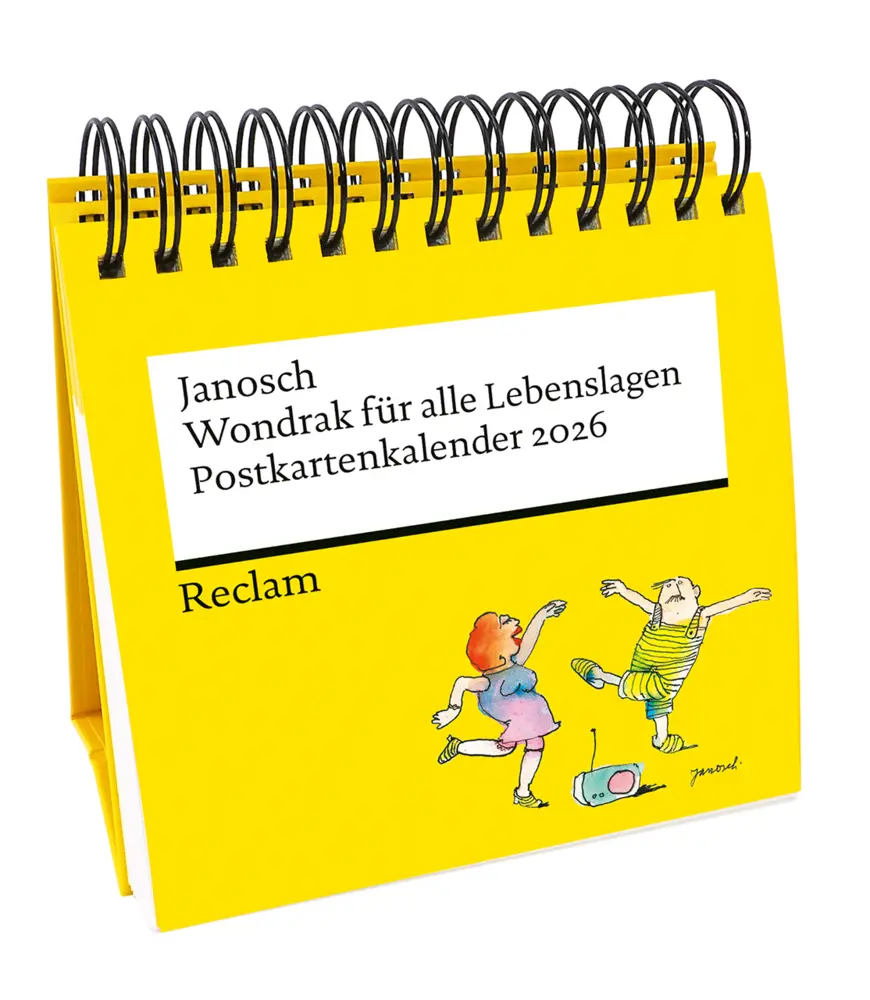 Cover: 4262461870127 | Wondrak für alle Lebenslagen. Postkartenkalender 2026 | Janosch | 2026
