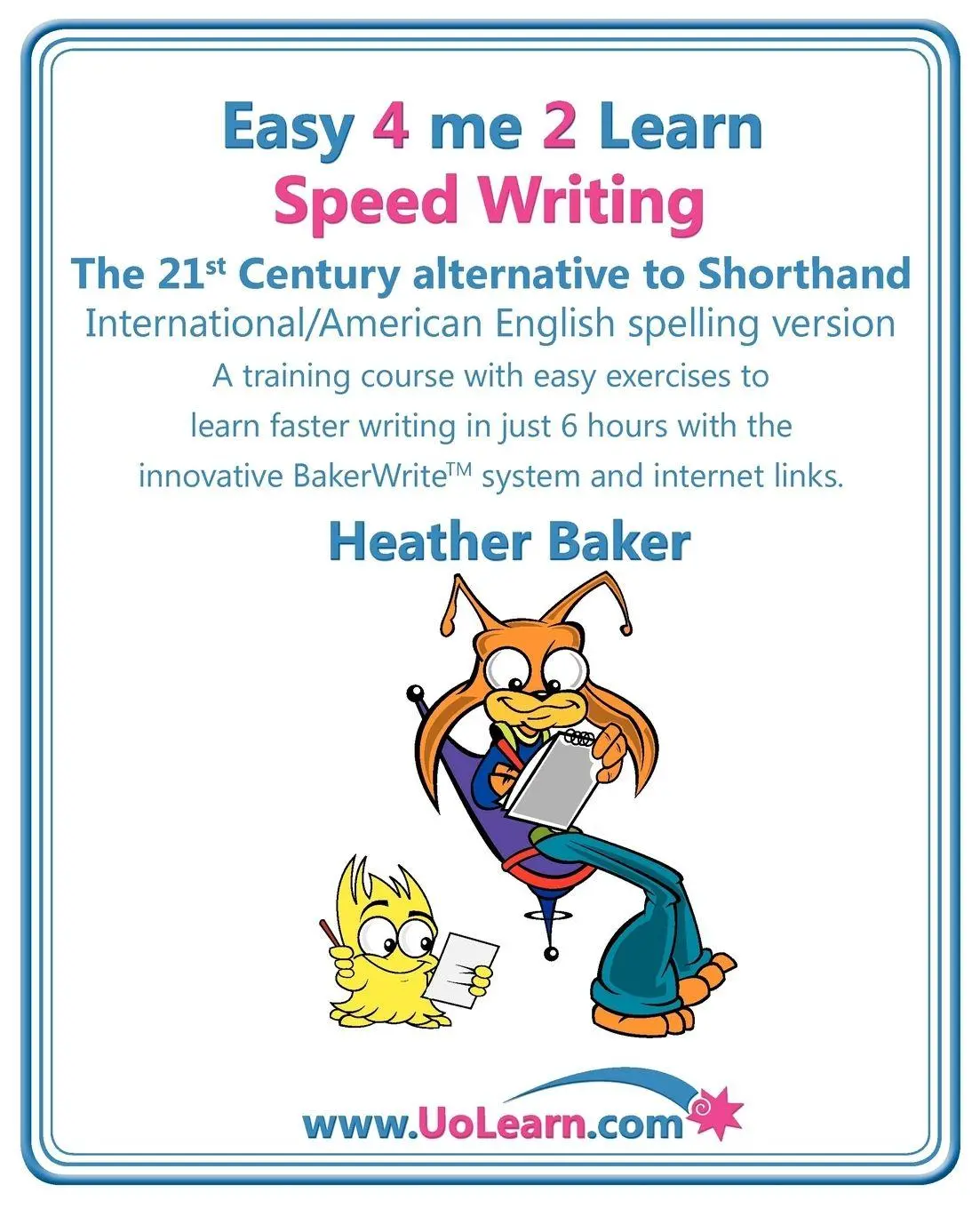 Cover: 9781849370127 | Speed Writing, the 21st Century Alternative to Shorthand (Easy 4 Me... Cover: 9781849370127 | Speed Writing, the 21st Century Alternative to Shorthand (Easy 4 Me...