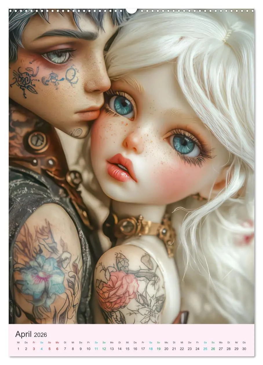 Bild: 9783457270127 | Steampunk Puppen - Zauberhafte Puppenfiguren (Wandkalender 2026 DIN...