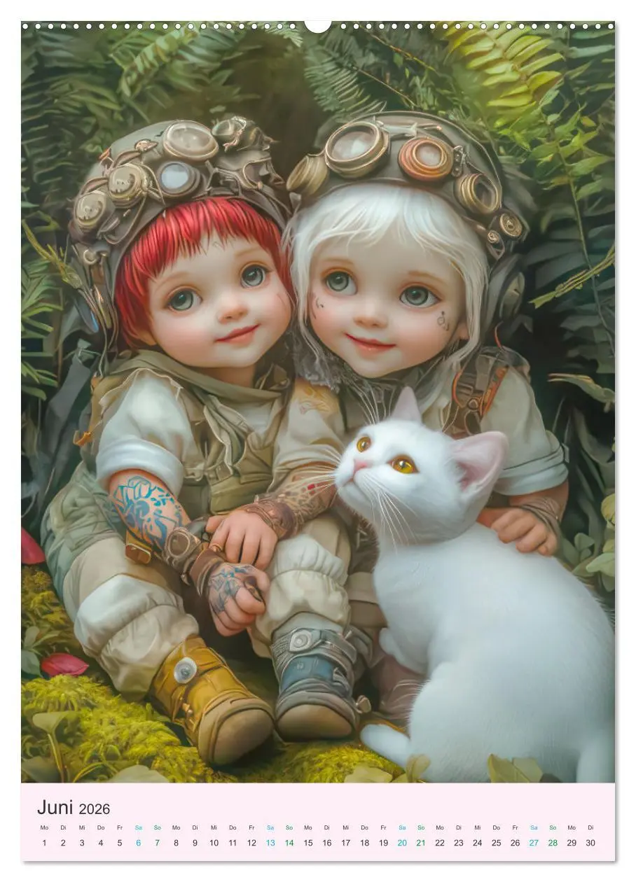 Bild: 9783457270127 | Steampunk Puppen - Zauberhafte Puppenfiguren (Wandkalender 2026 DIN...
