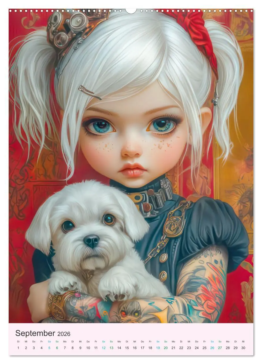 Bild: 9783457270127 | Steampunk Puppen - Zauberhafte Puppenfiguren (Wandkalender 2026 DIN...